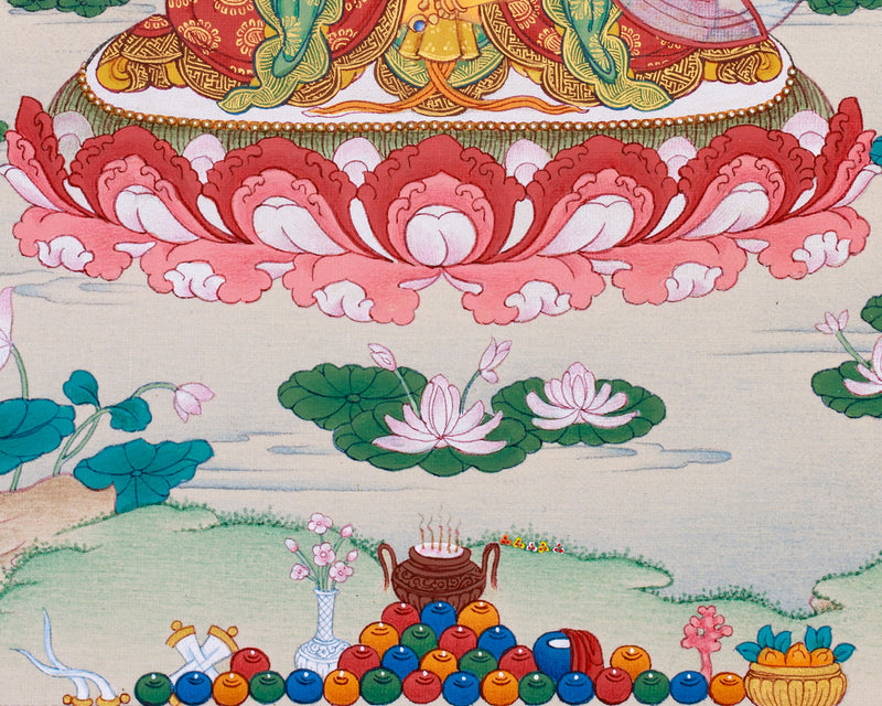 Manjushri Art, Hand painted Thangka