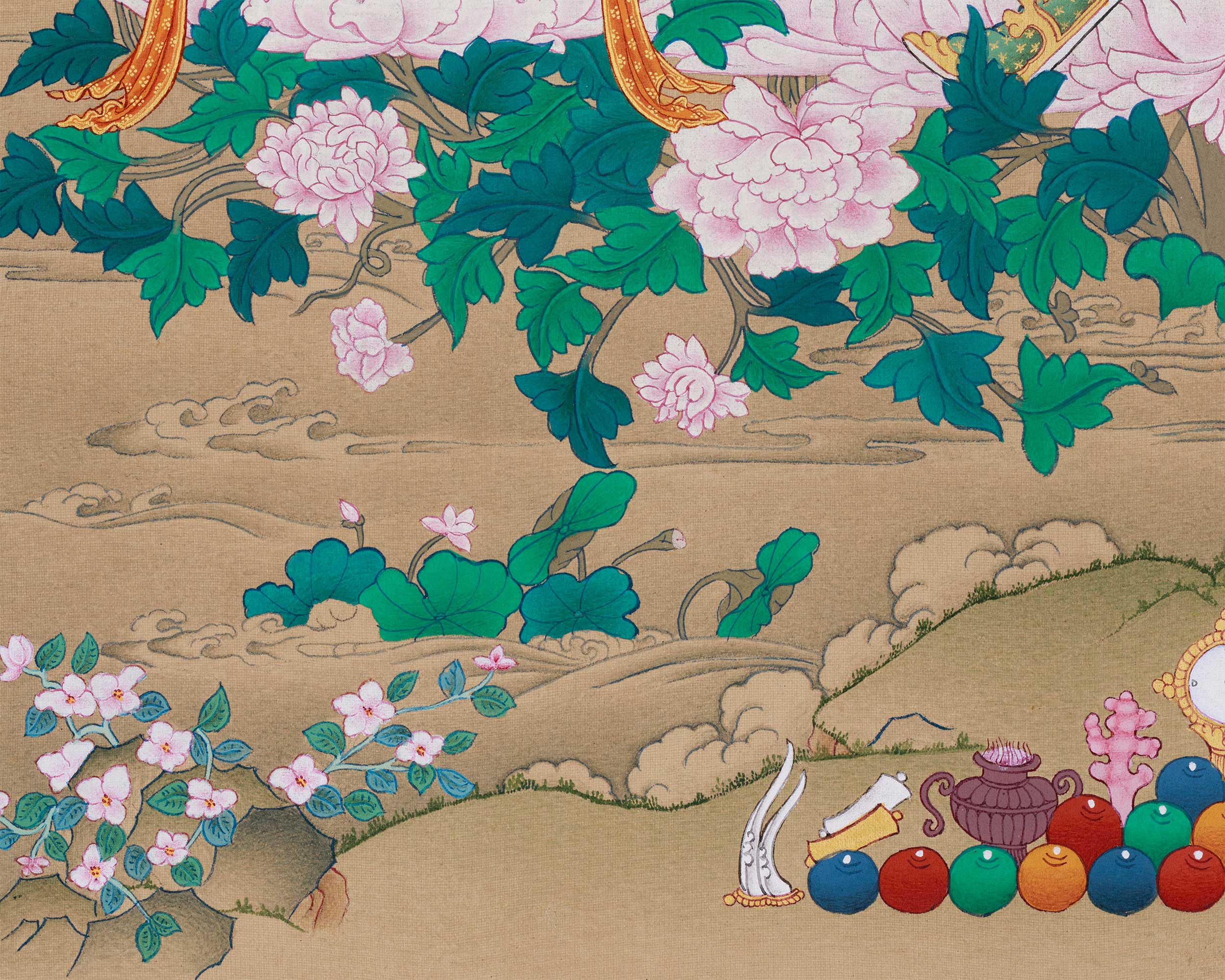 Vajrayana Buddhism Guru Rinpoche Thangka | Exclusive Tibetan Padmasambhava Artwork