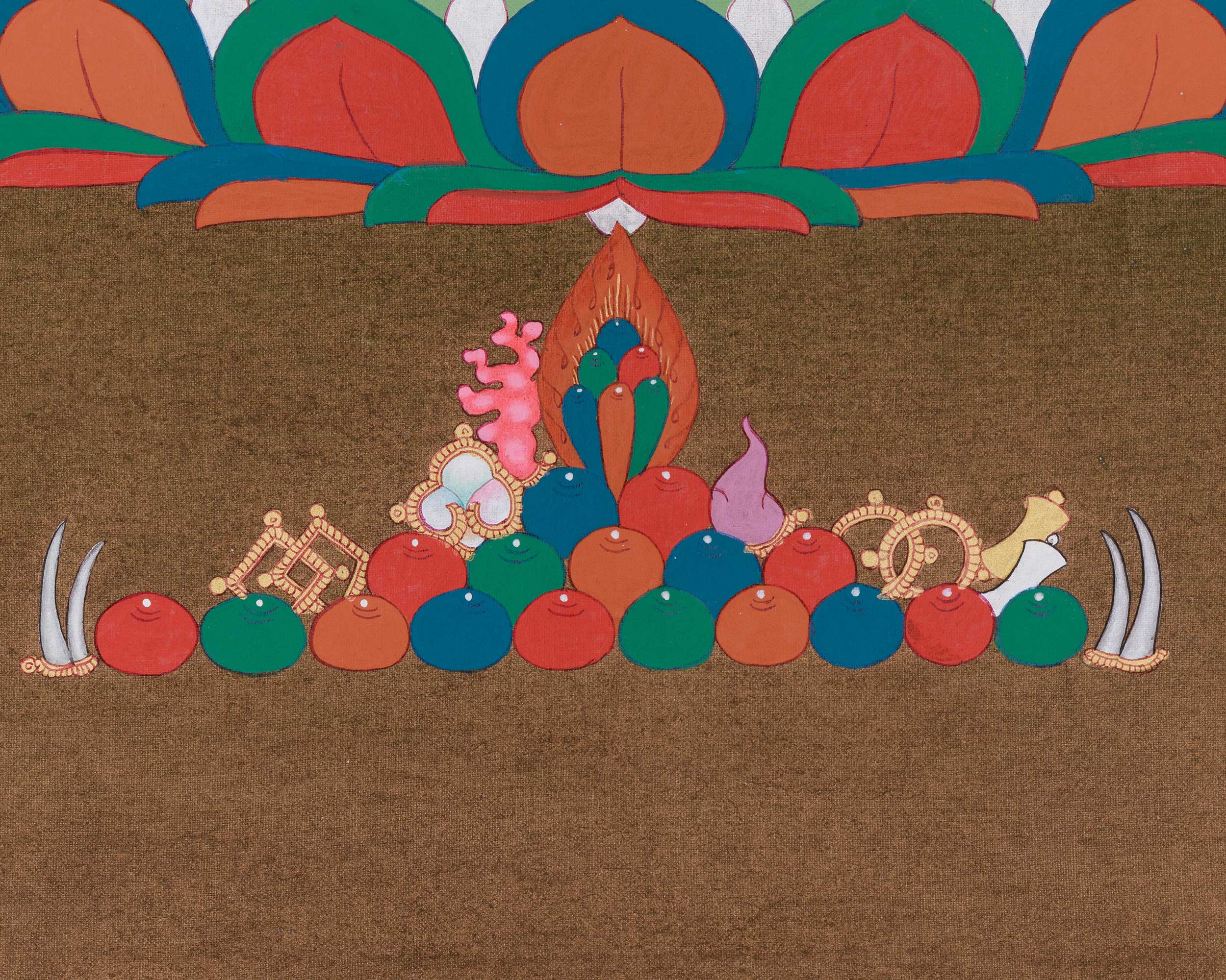 Traditional Thangka of Vajrasattva with His Consort | Symbol of Purification