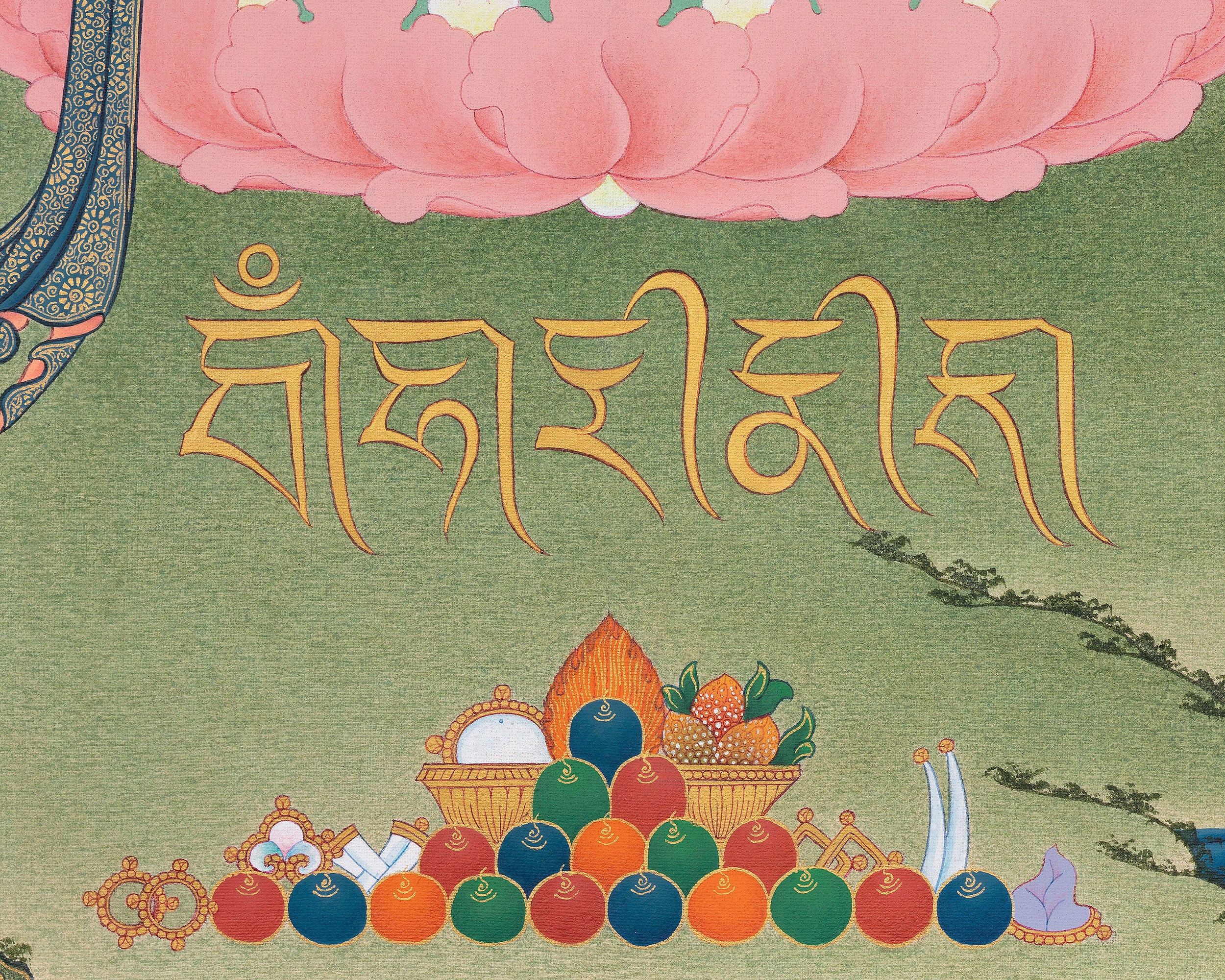 Mandarva Thangka Print | Wisdom Dakini | Digital Print