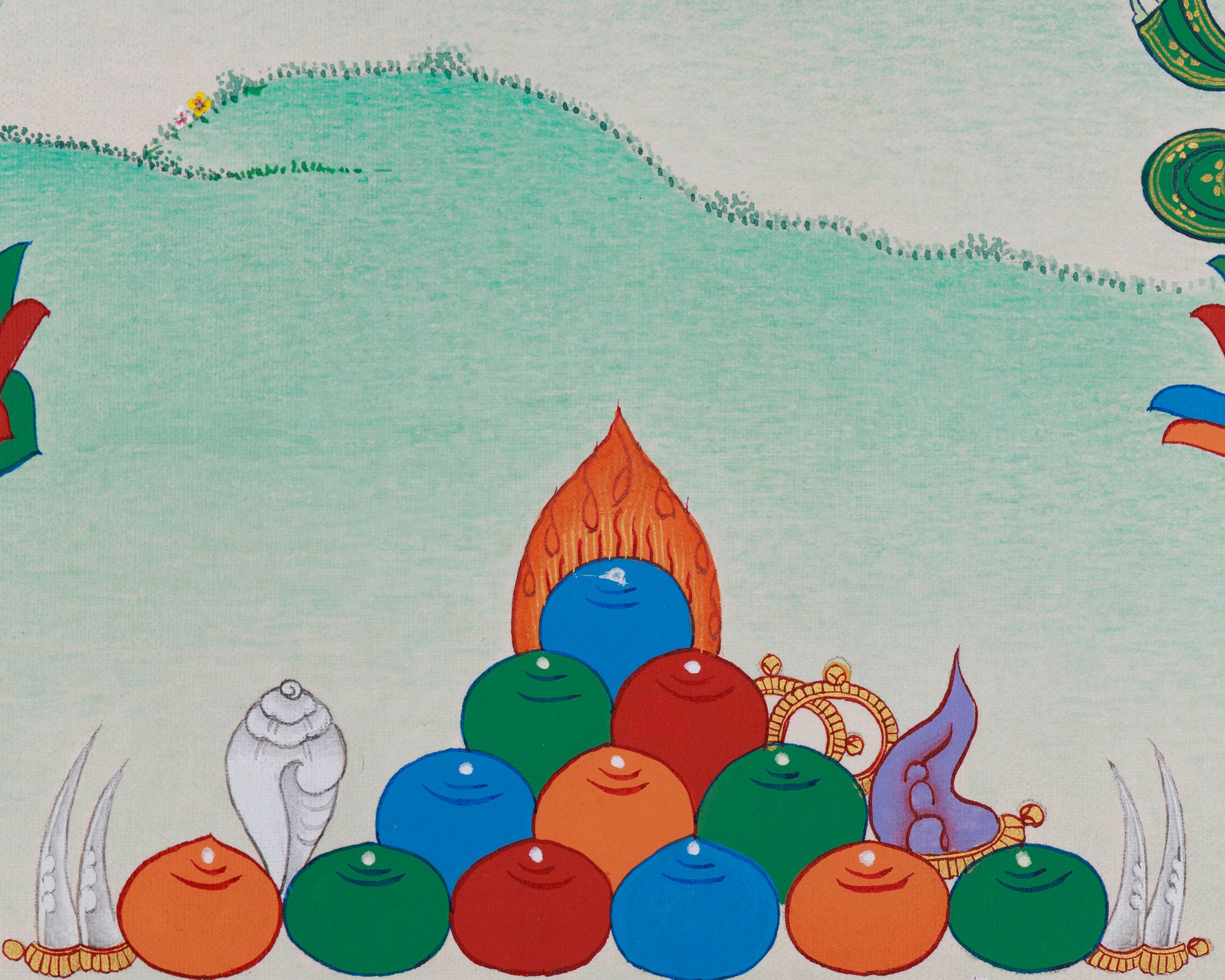 Divine Blessings of Longevity: Amitayus, White Tara, and Namgyalma