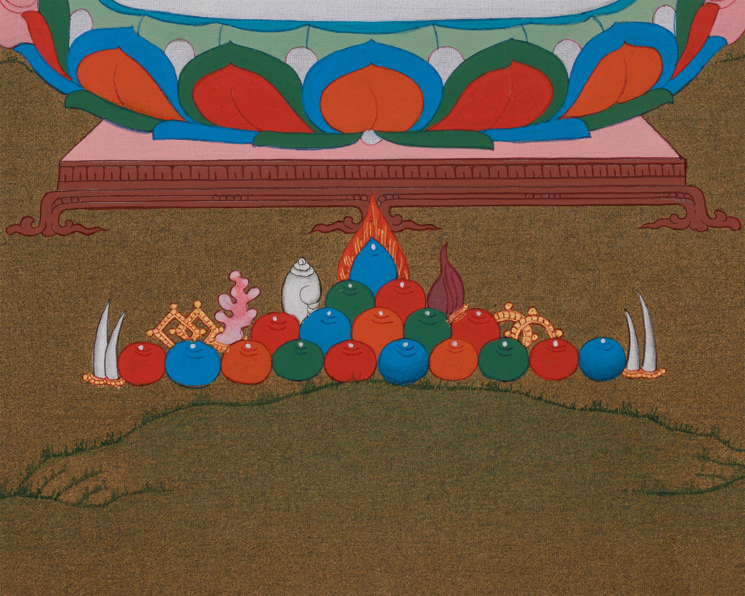 Buddha Maitreya Thangka | The Future Buddha of Compassion and Wisdom