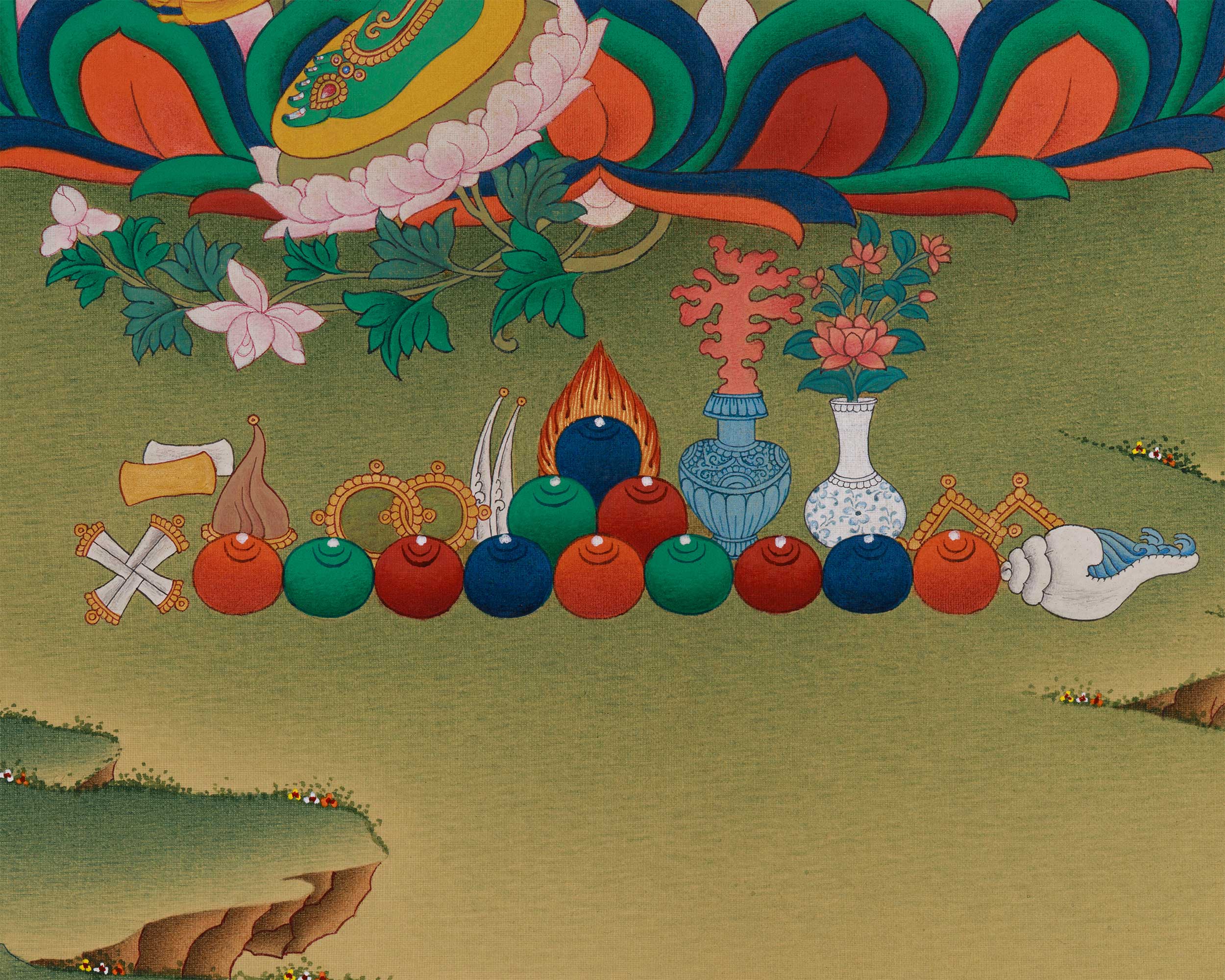 Mother of Liberation, Green Tara Thangka | A Divine Expression of Swift Compassion