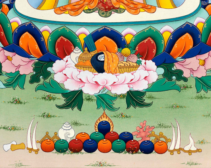 Vajrasattva's Blessings in Art | High Quality Print for Inner Purification | Wall Decors