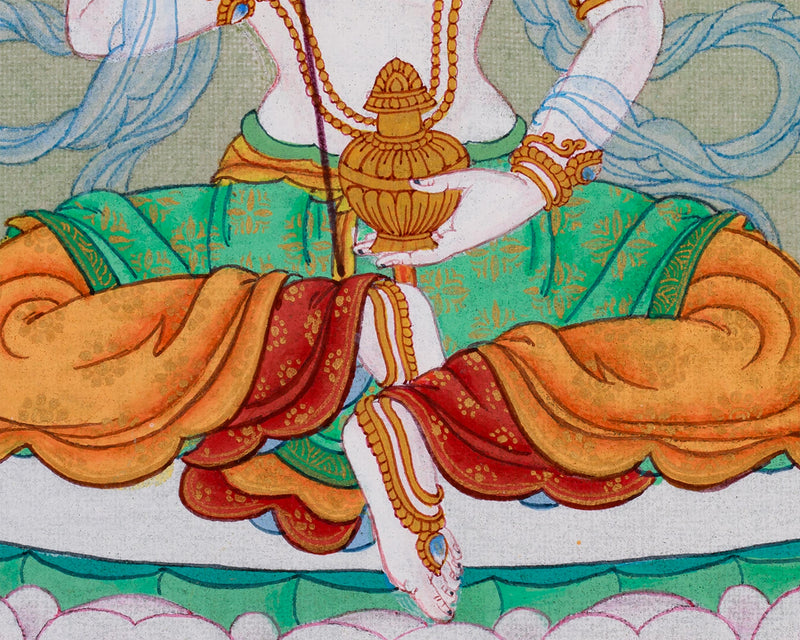 Mandarava Dakini Thangka | Spiritual Consort of Guru Padmasambhava