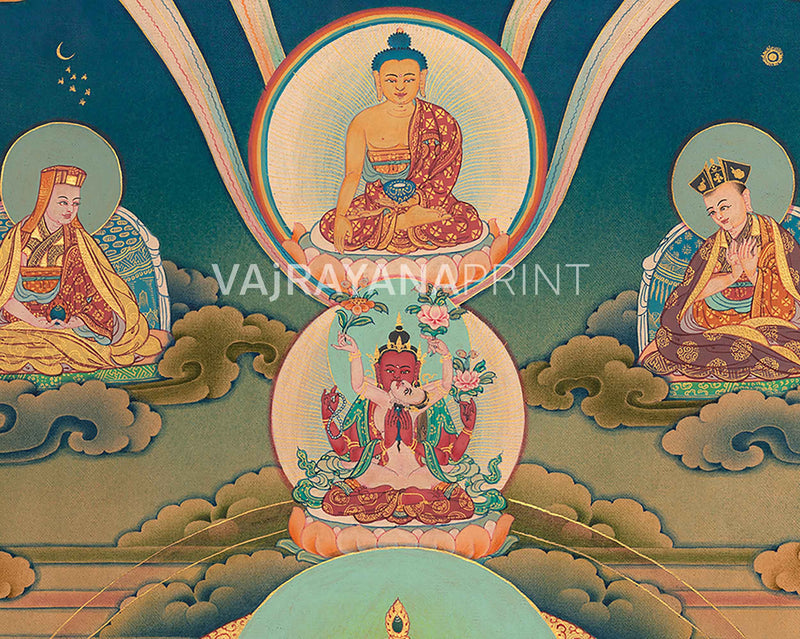 Mount Chenresig | Bodhisattva Art| Buddhist Wall Decor