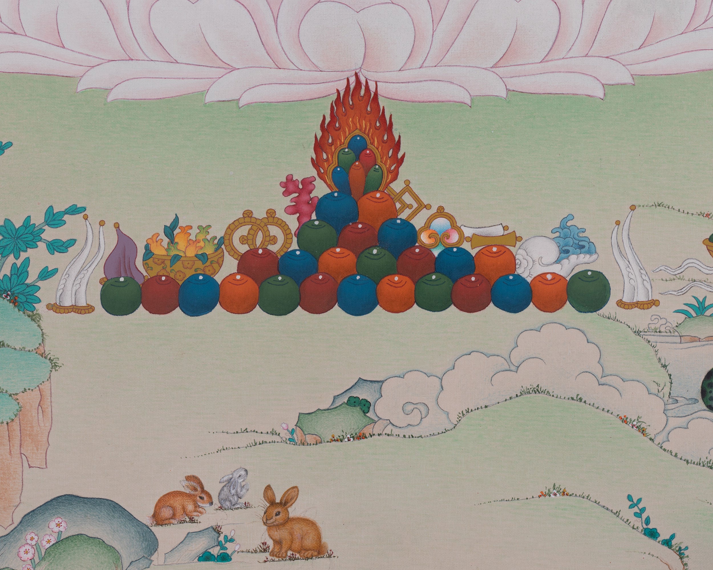 Himalayan Chenrezig Artwork | Infinite Compassion and Wisdom | Buddhist Art
