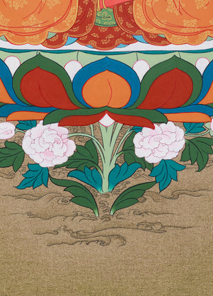 Amitayus : Buddha of Infinite Light | Vajrayana Thangka Art