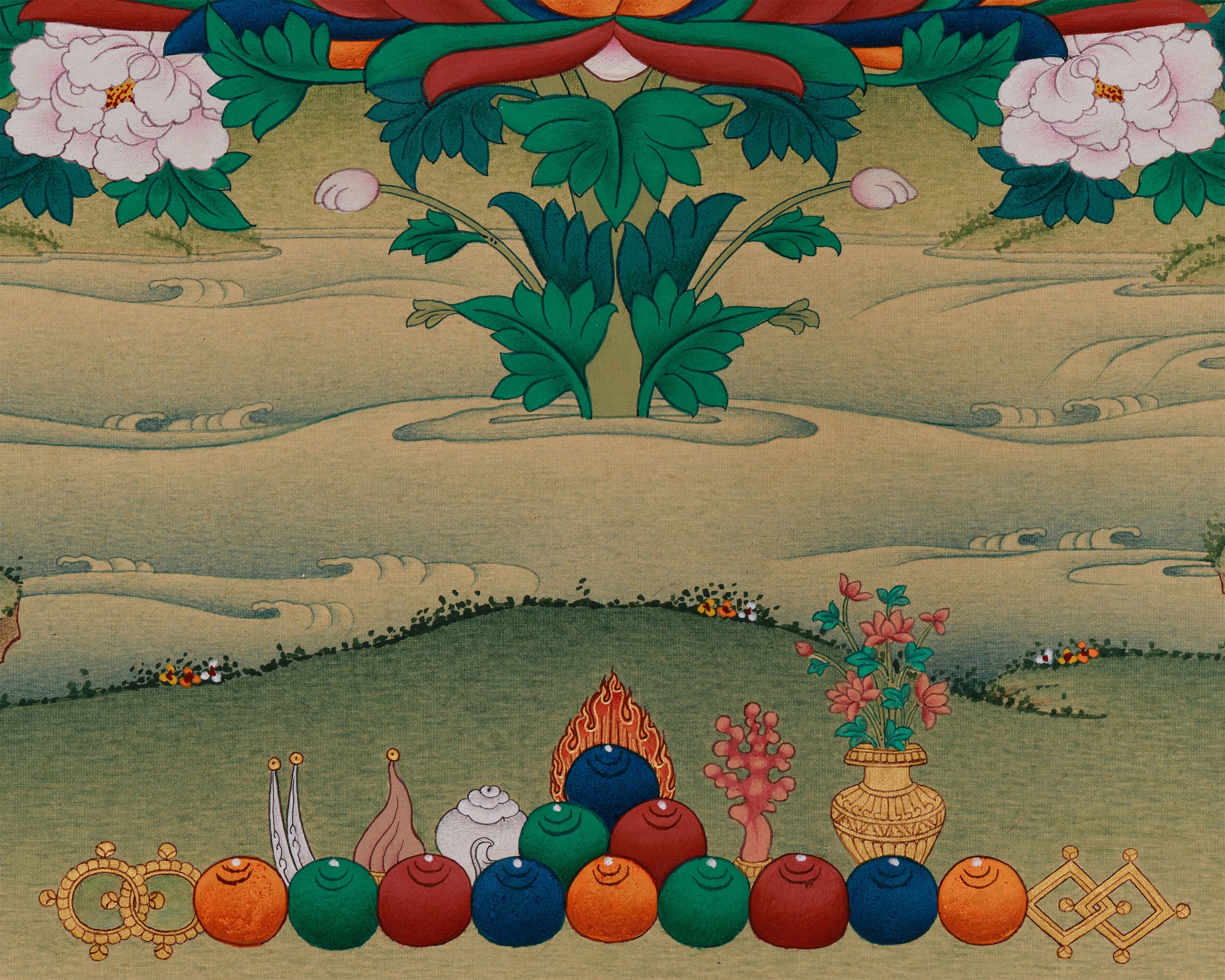 Seven Eyes Goddess, White Tara Thangka | Karma Gardi's Masterpiece