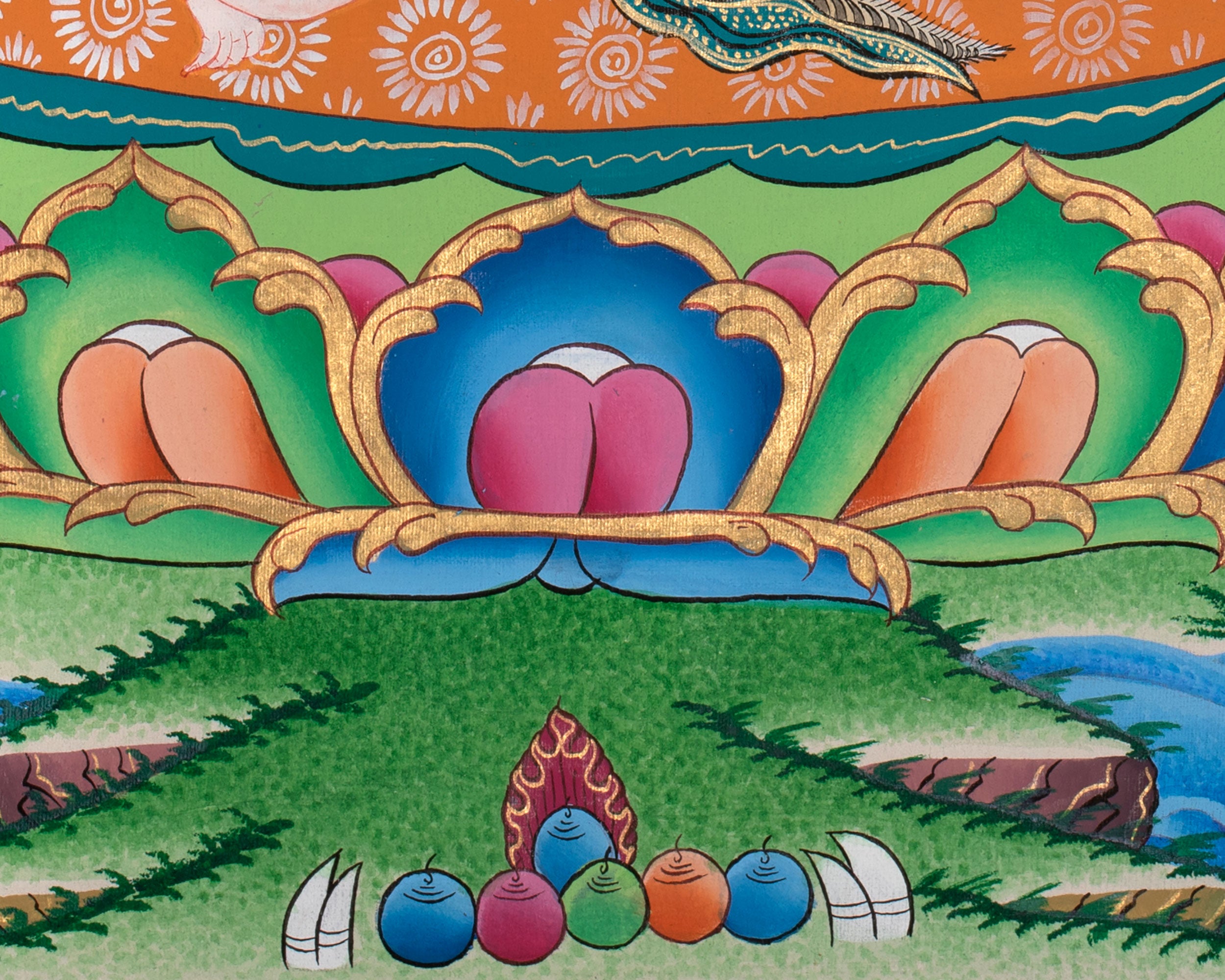 Shakya Mahakala Artwork | The Fierce Protector Deity of Tibetan Buddhism