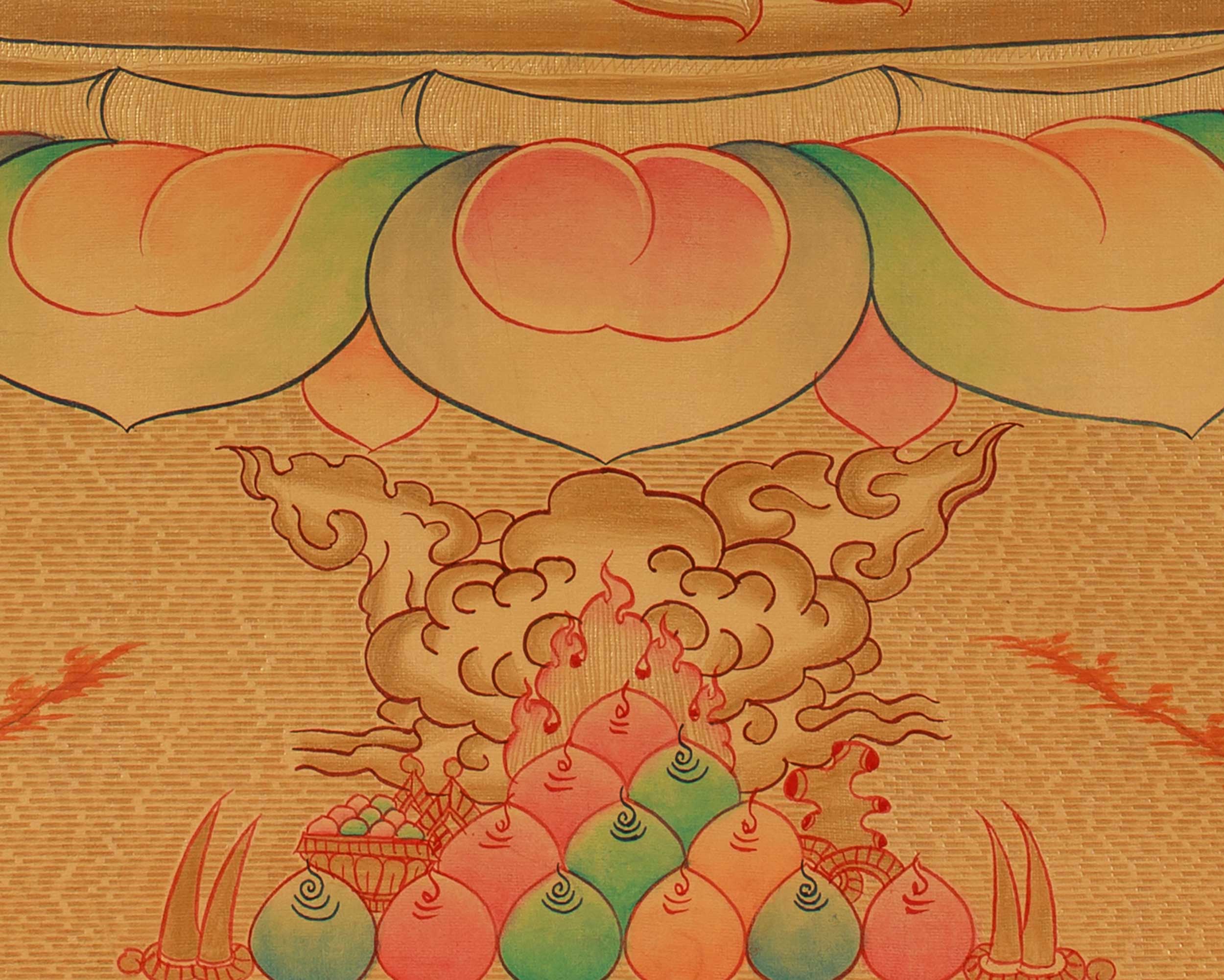 Shakyamuni Buddha Thangka Painting | Wall Hanging Decor