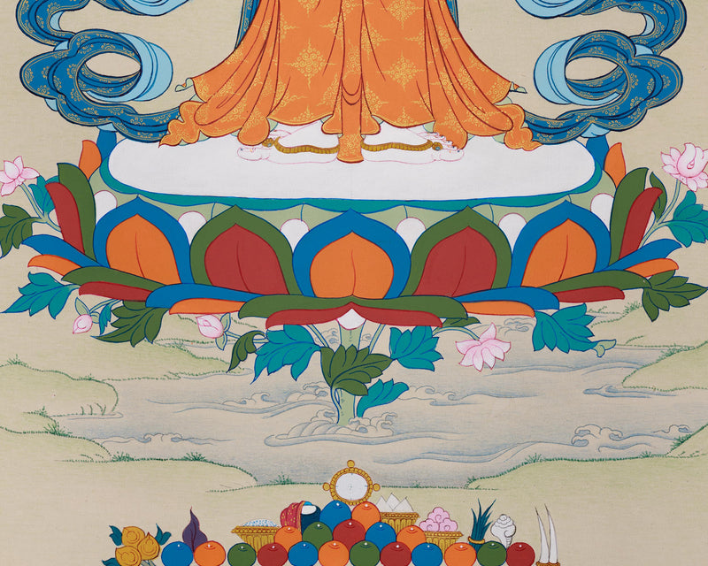 Buddha Avalokiteshvara Thangka | Bodhisattva of Infinite Compassion