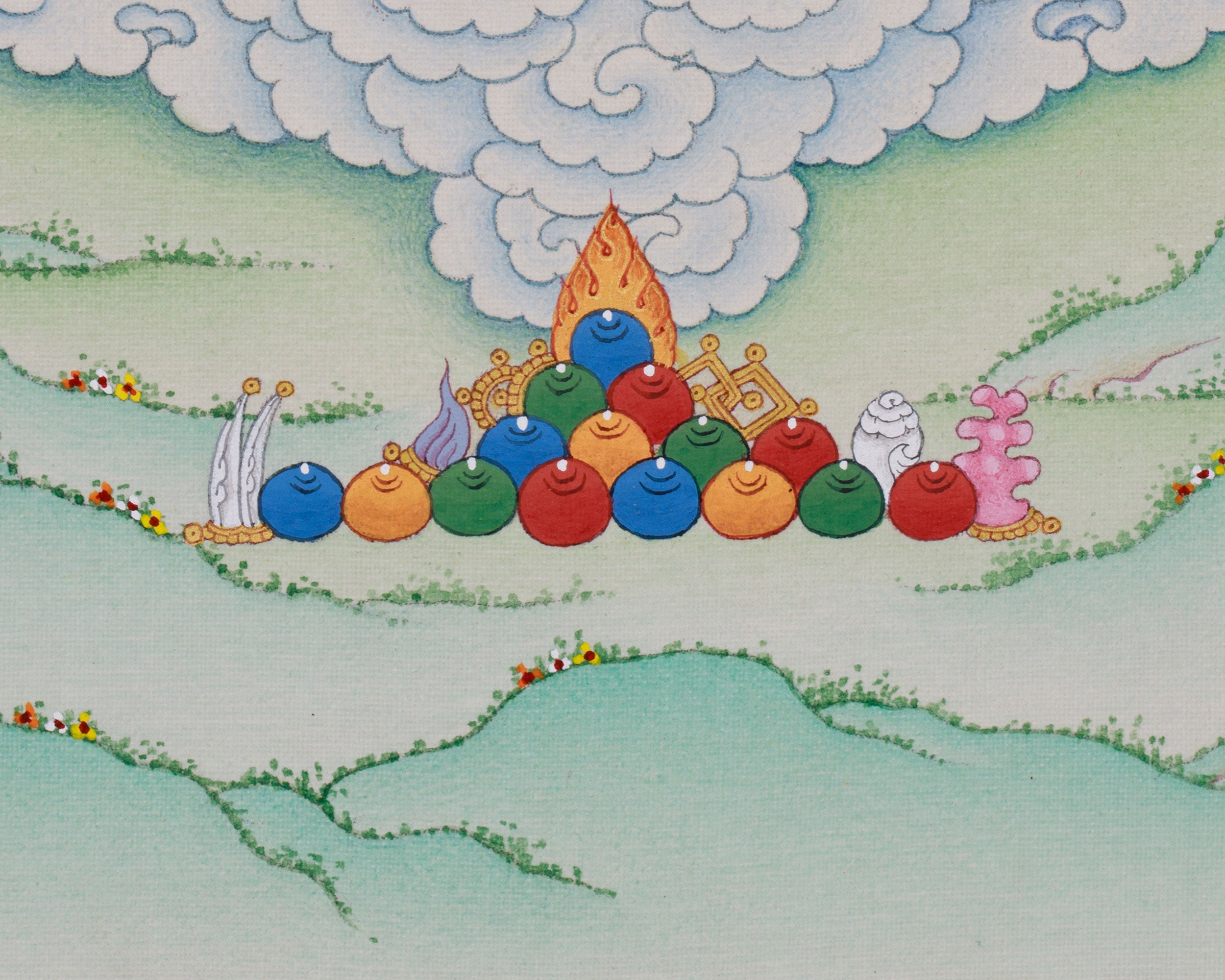 Jina Buddha Amitabha | Pure Land Thangka