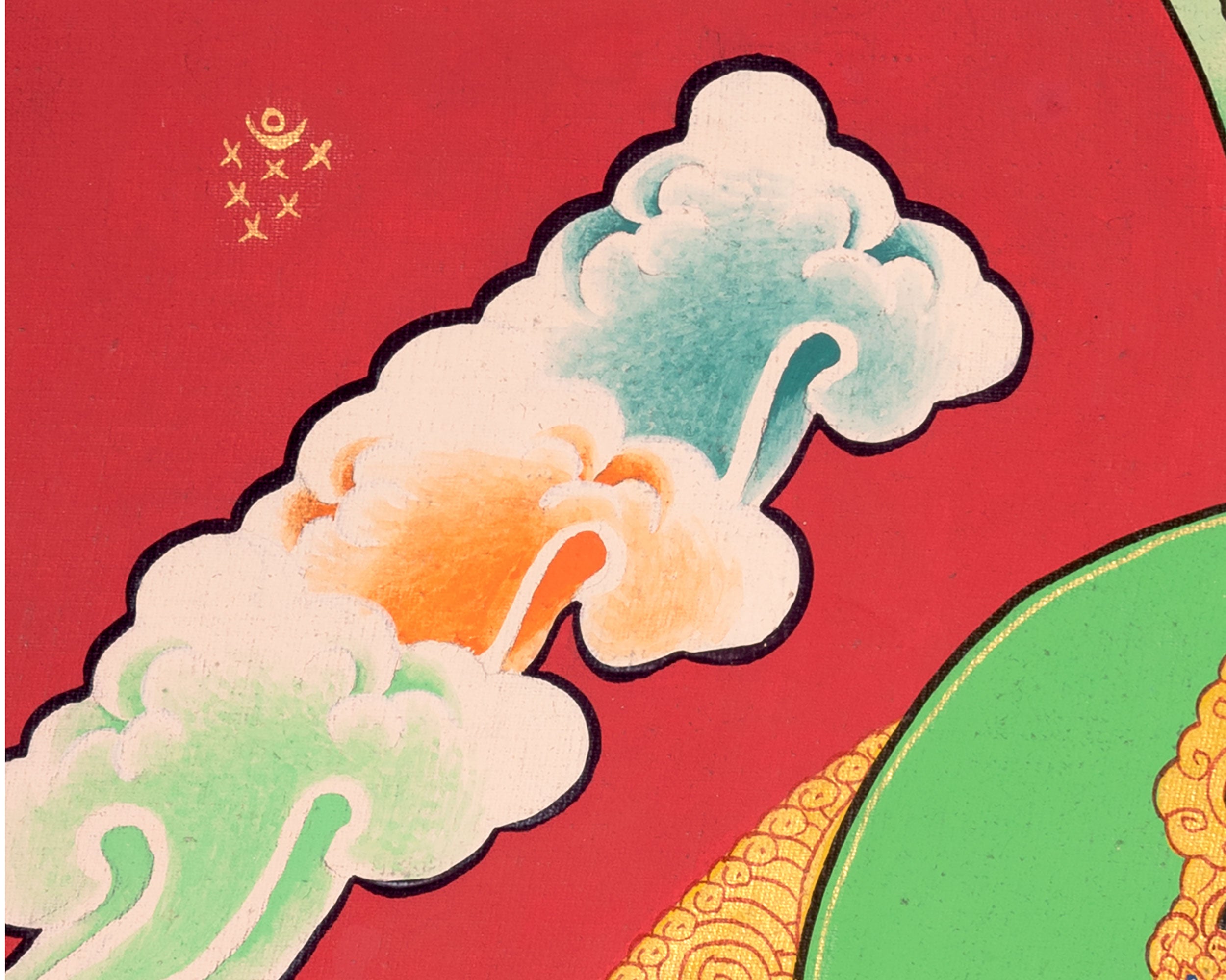 Wealth Buddha Dzambhala | Thangka for Prosperity and Abundance