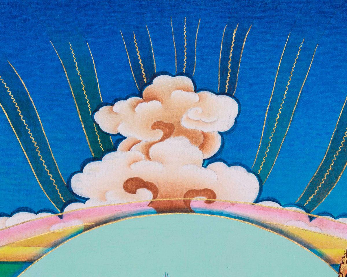 Guru Rinpoche Sacred Artwork | Hand-Painted Padmasambhava Thangka