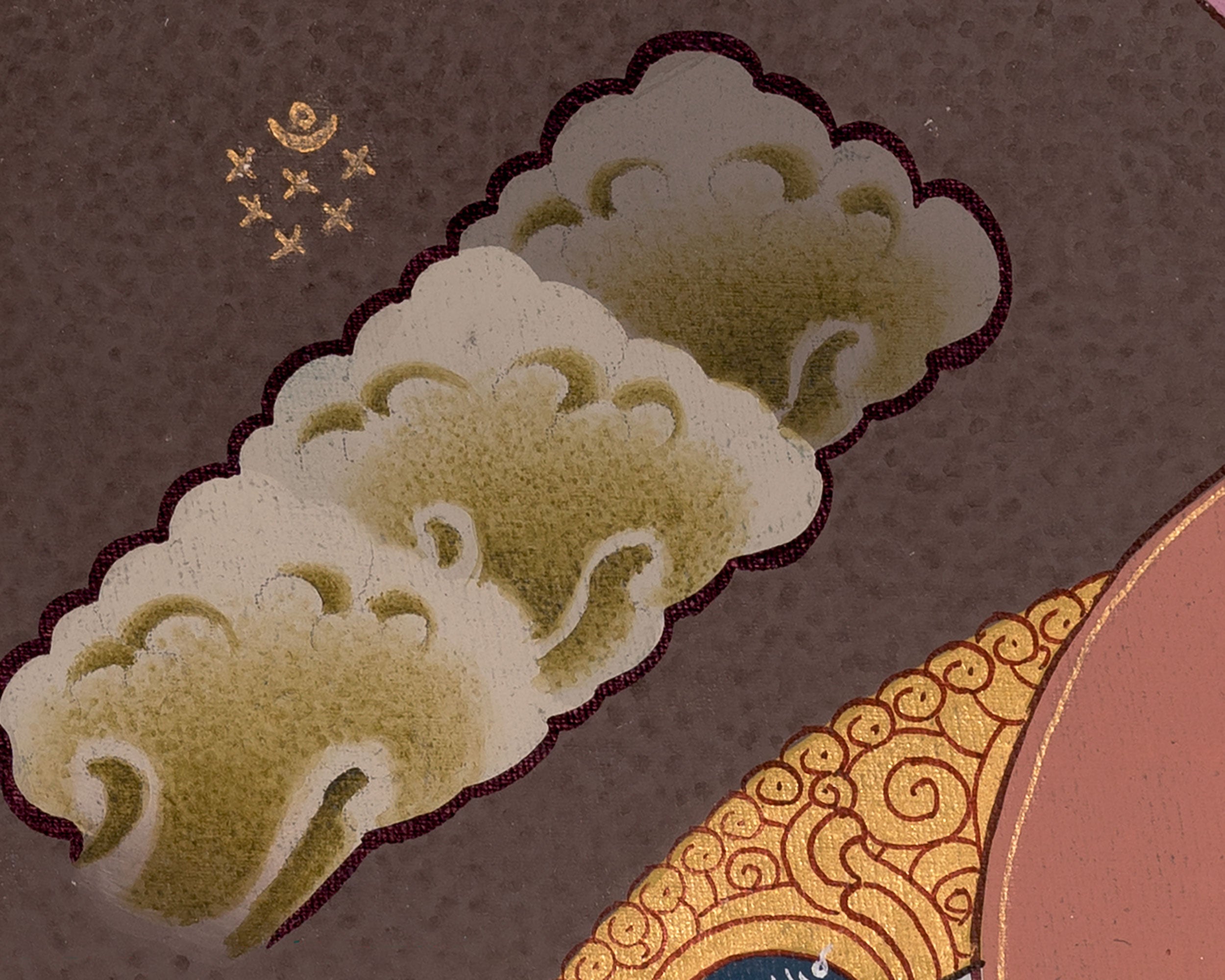 Sacred Hand-Painted Bodhisattva Chenrezig | Buddha of Compassion