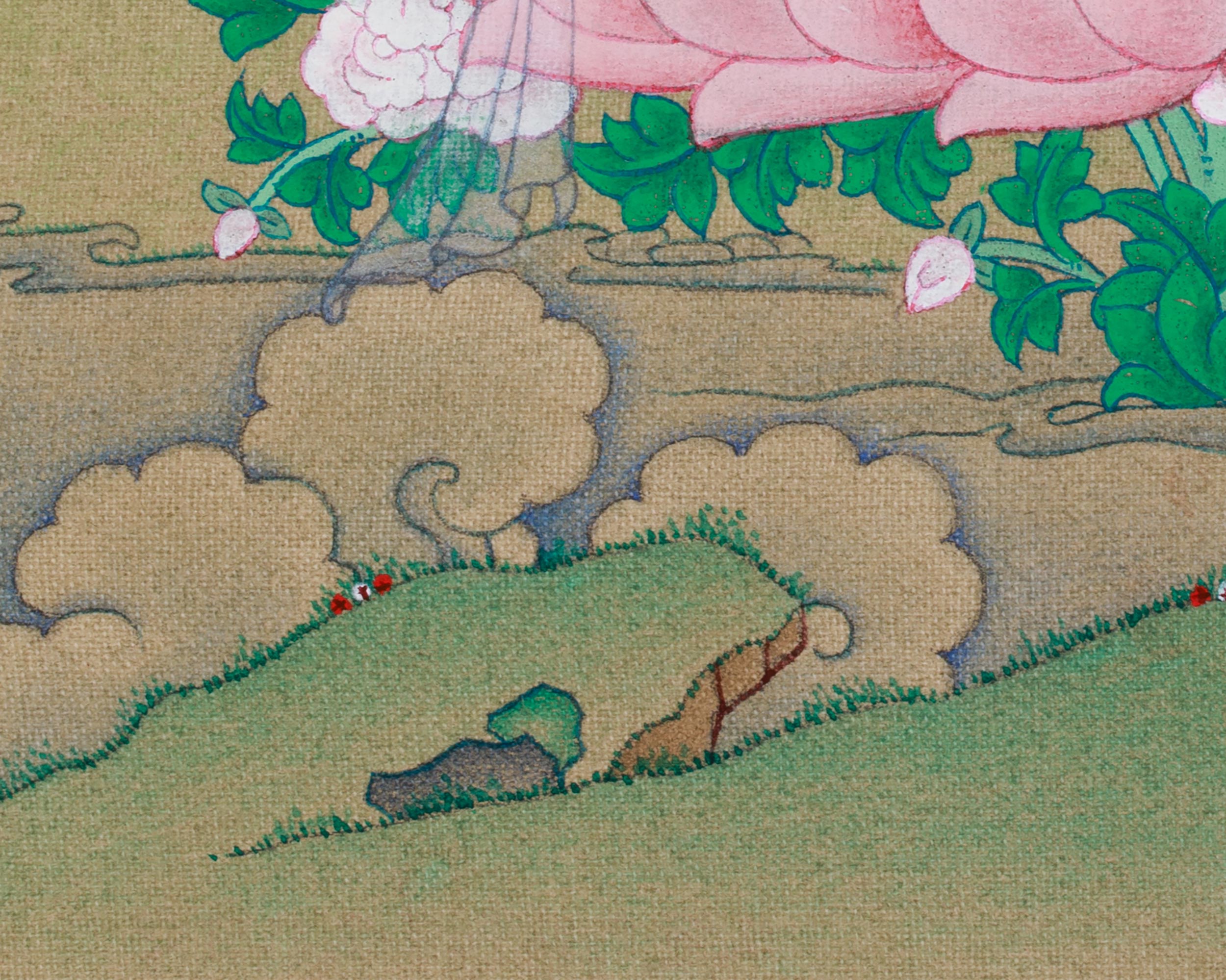 Thangka of Traditional Bodhisattva Manjushri | The Supreme Symbol of Transcendent Wisdom and Insight