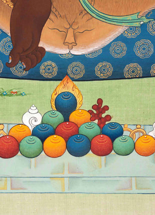 Thang Tong Gyalpo Thangka Print | Traditional Buddhist Wall Decor