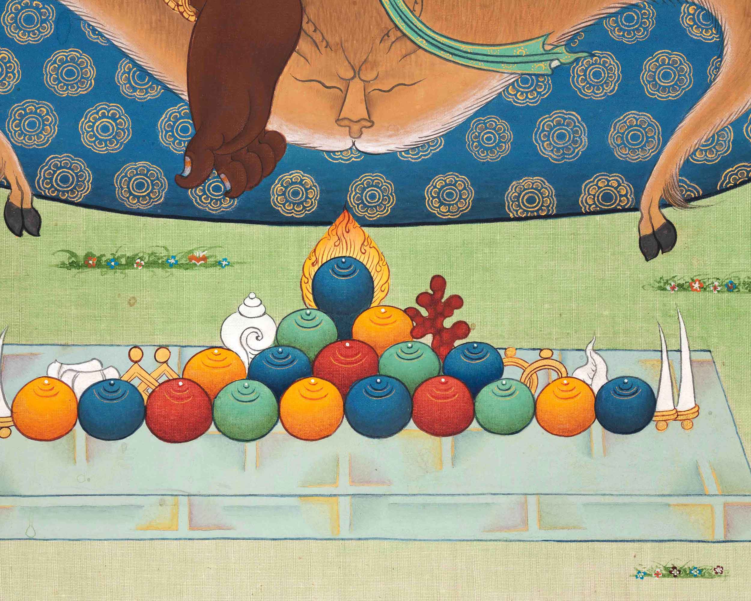 Thang Tong Gyalpo Thangka Print | Traditional Buddhist Wall Decor