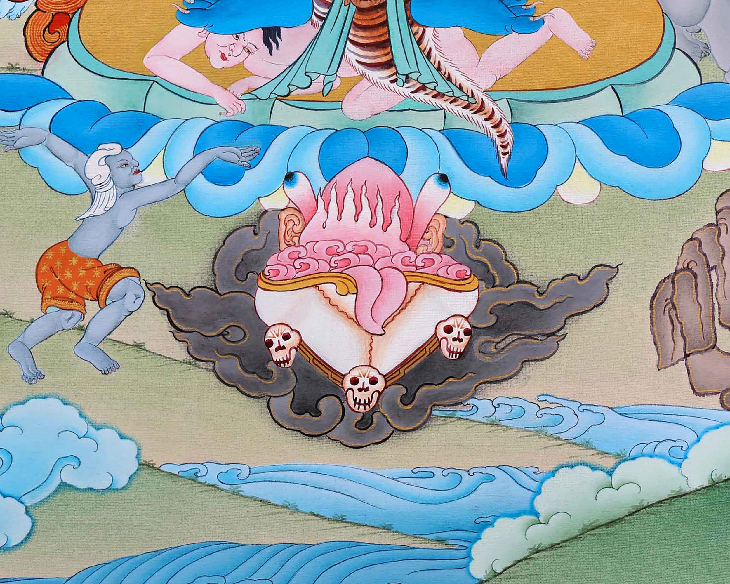 Sakya Mahakala Thangka Art | Invoking Spiritual Attention and Protective Energies