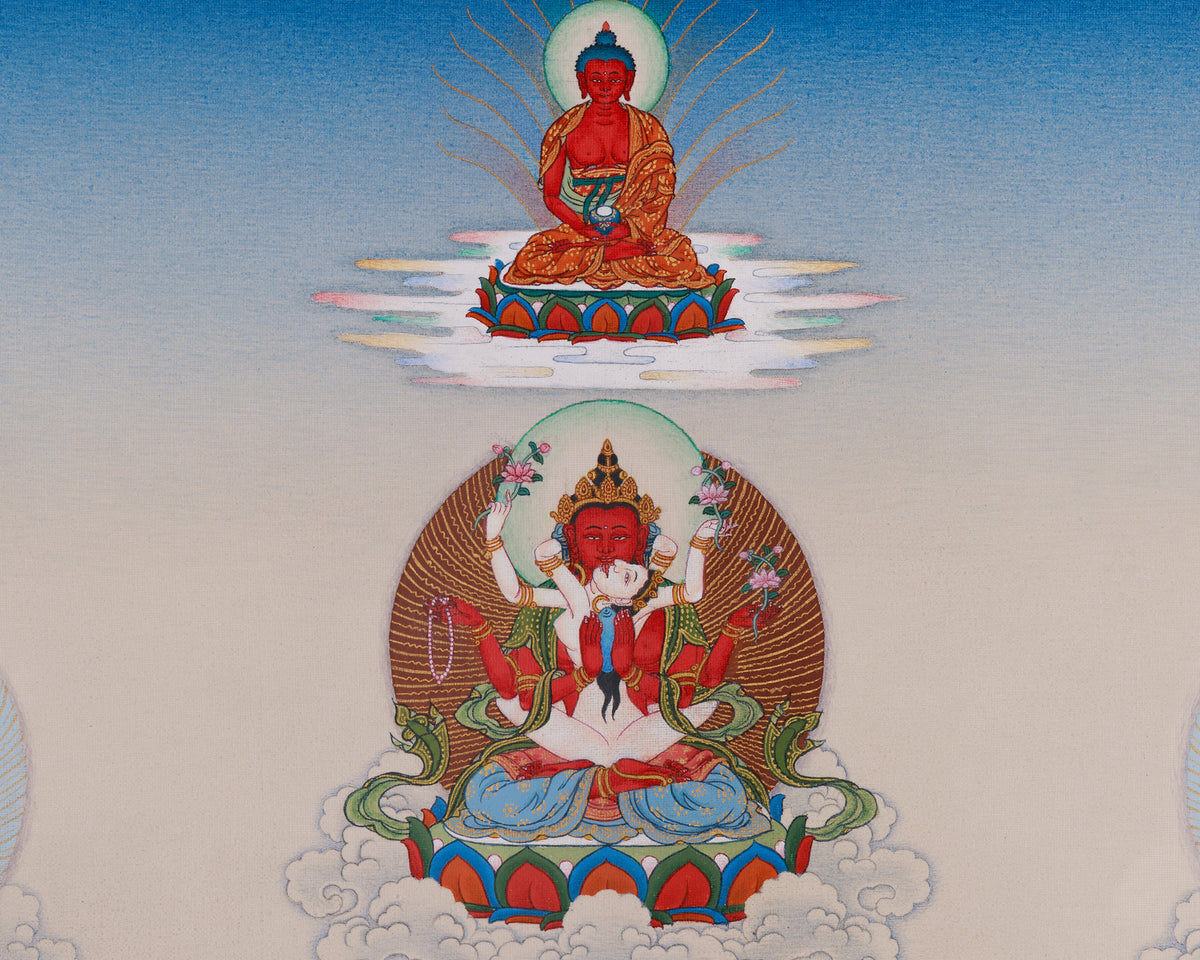 Gyalwa Gyatso Sacred Art | Powerful Tantric Manifestation of Avalokiteshvara
