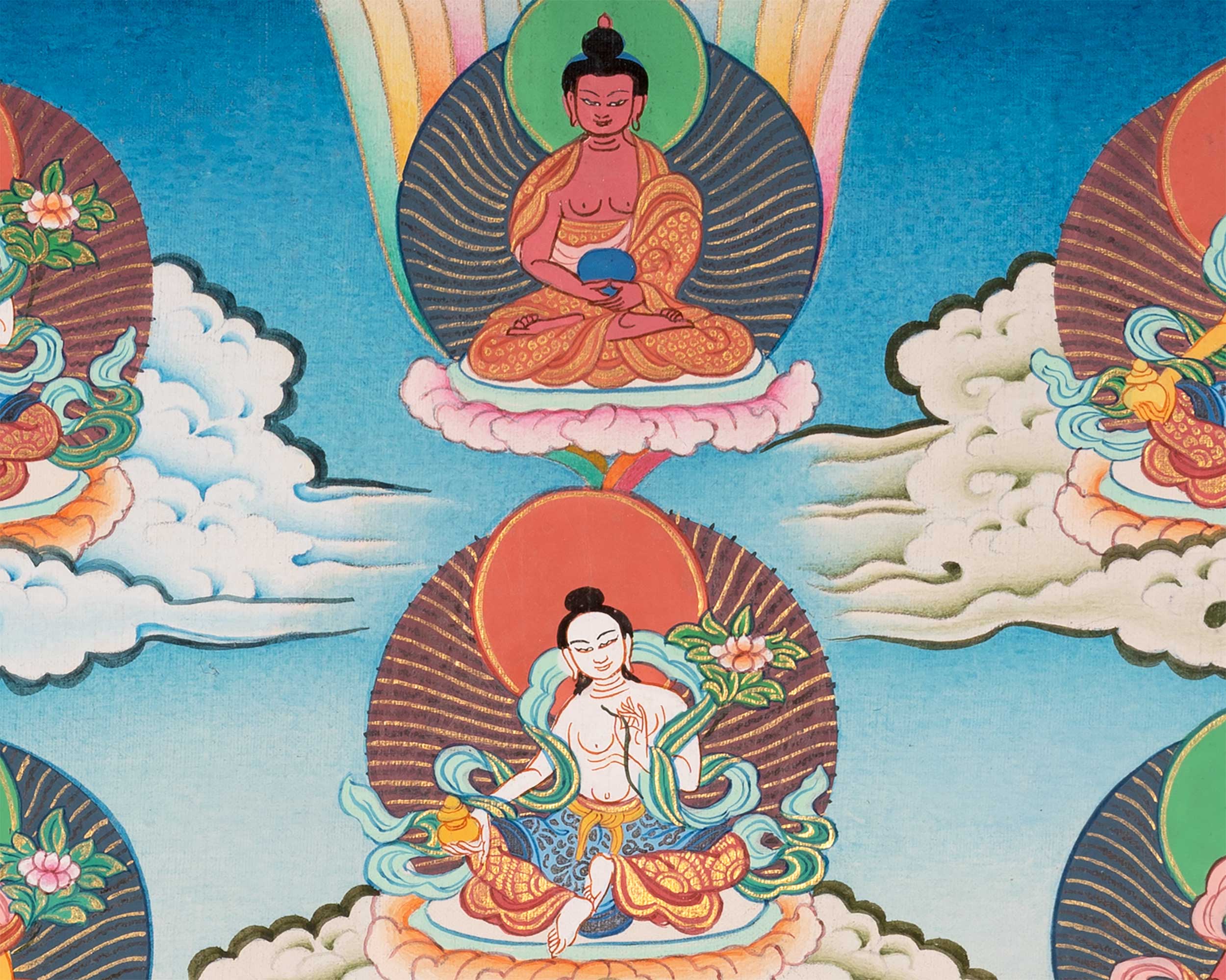21 Tara Thangka | Religious Buddhist Art | Wall Decors
