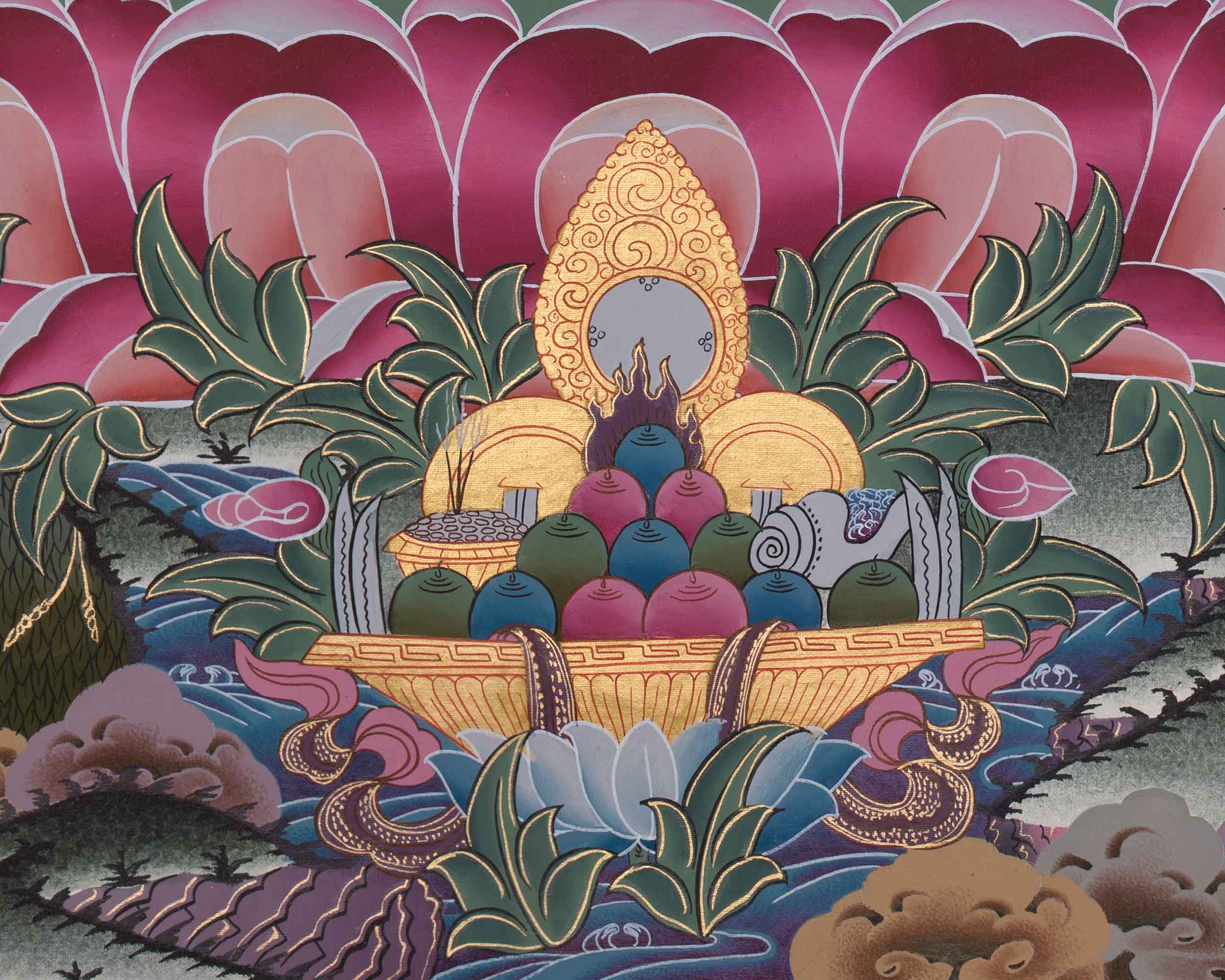 The Buddha of Purification Dorje Sempa | Vajrasattva Thangka