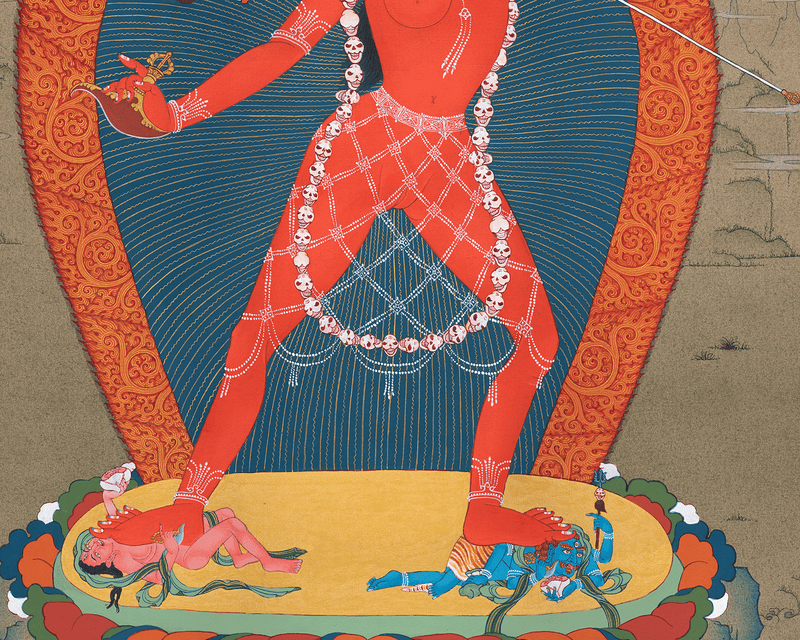 Vajrayogini Goddess Thangka | A Gateway to Divine Feminine Spirituality | Traditional Wall Decors