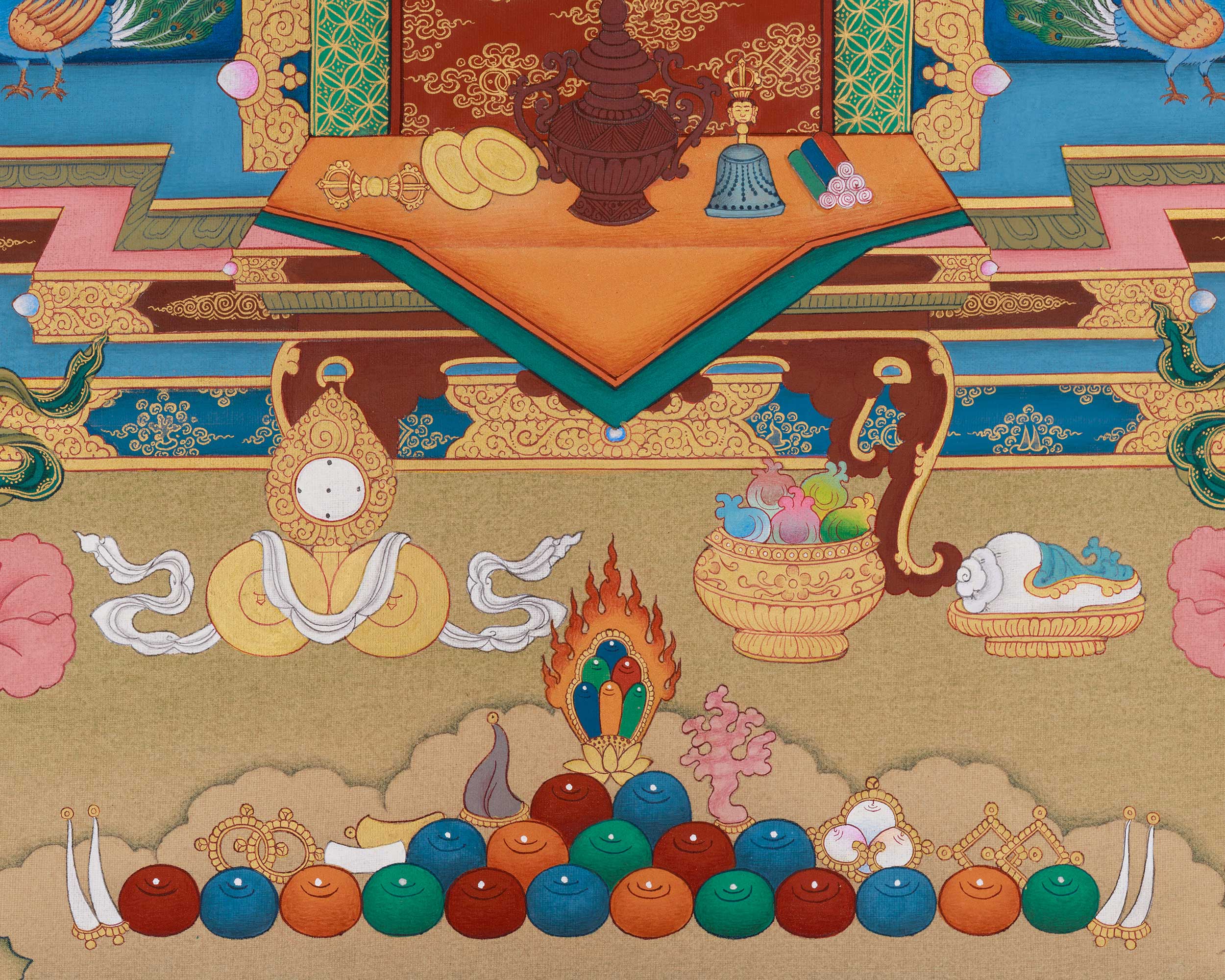 Amitabha Buddha With Bodhisattva | Infinite Light