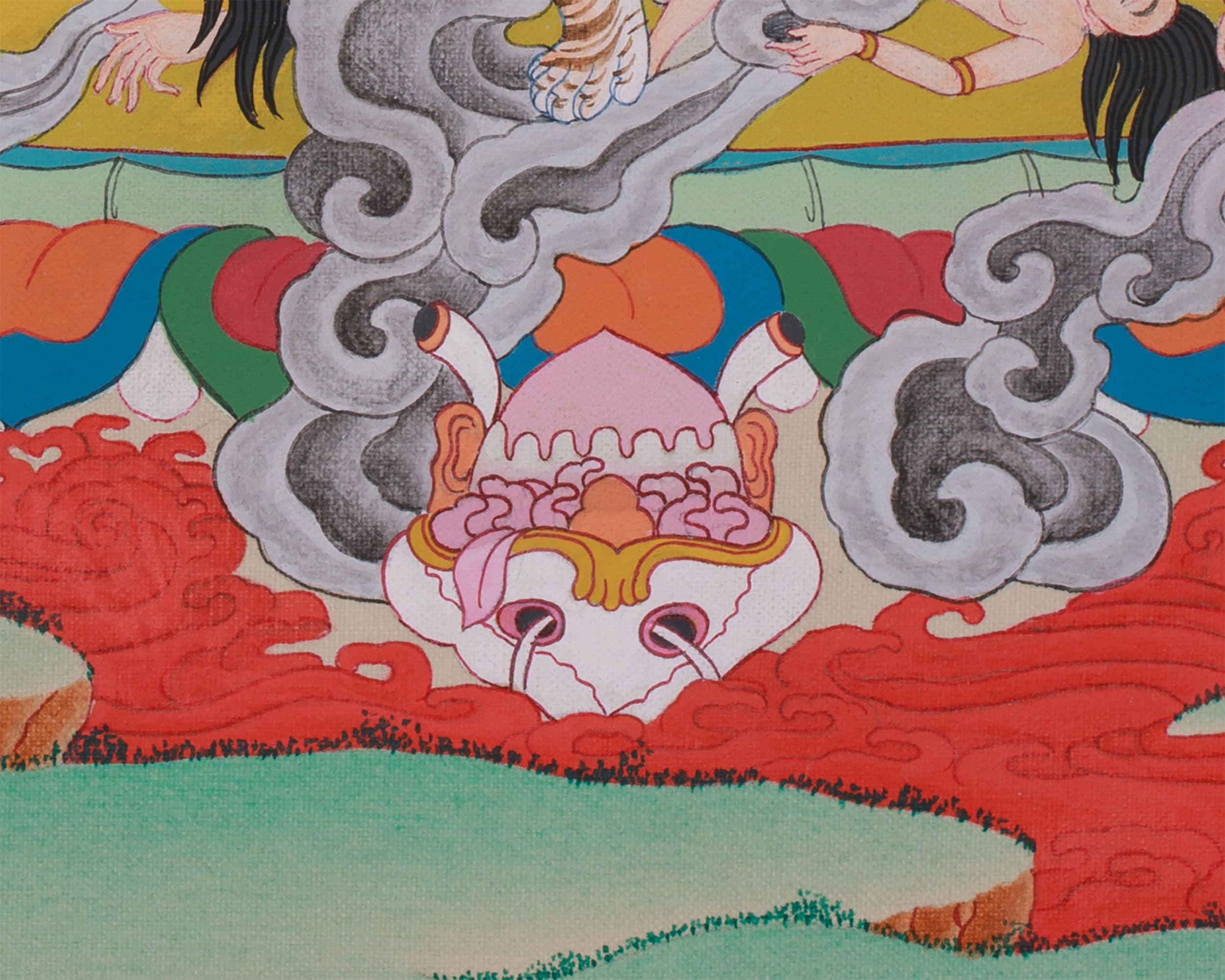 Dorje Drolo Thangka | Wrathful Manifestation of Guru Rinpoche | BROCADE