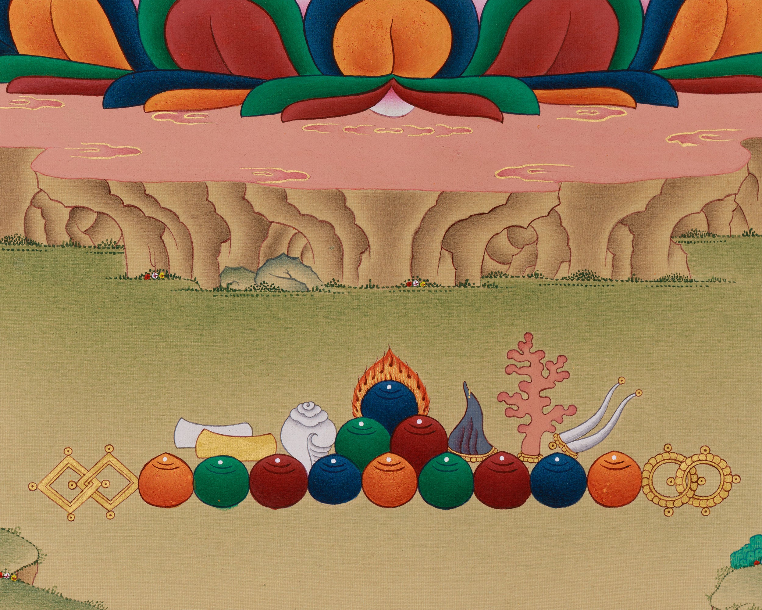 Original Buddha of Medicine, Bhaisajyaguru Painting | Supreme Healer
