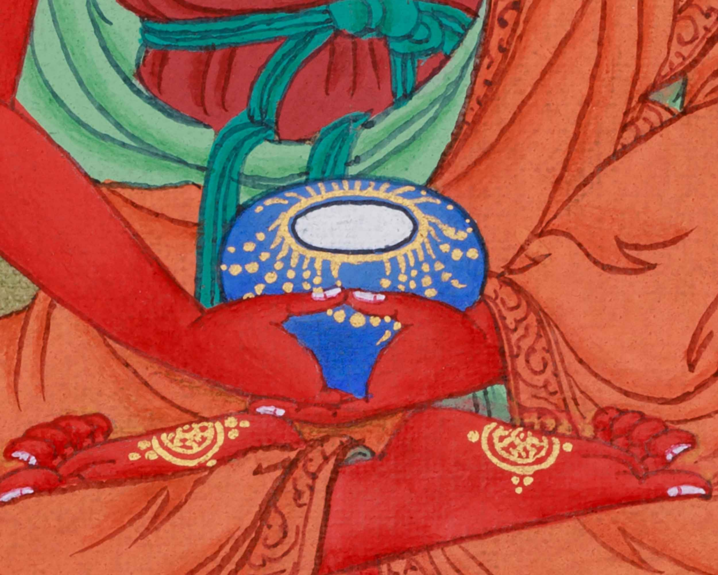 Himalayan Amitabha Buddha Thangka | Buddha of Infinite Light