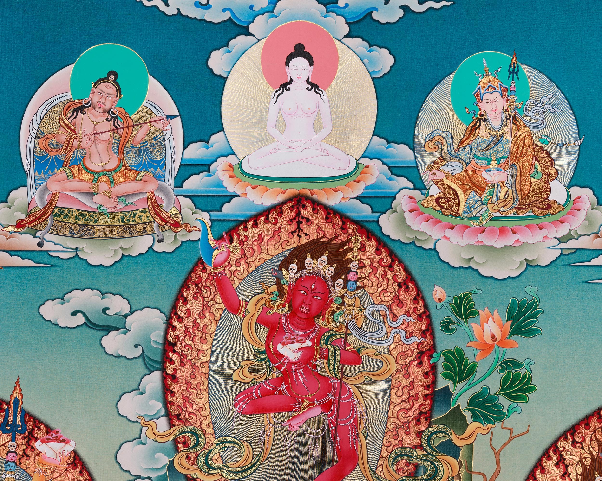 Troma Nagmo Dakini Thangka | High Quality Giclee Canvas Print | Yogini Print