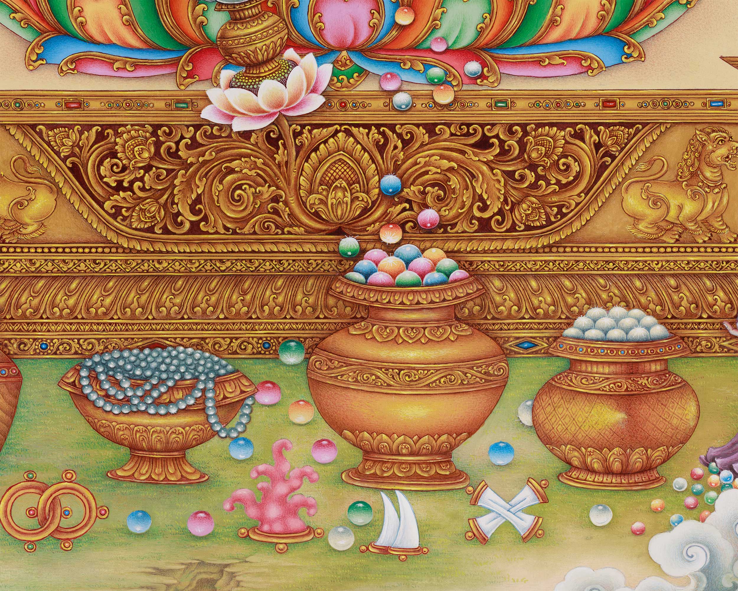 High-Quality God of Wealth, Dzambhala Print | Deity of Abundance