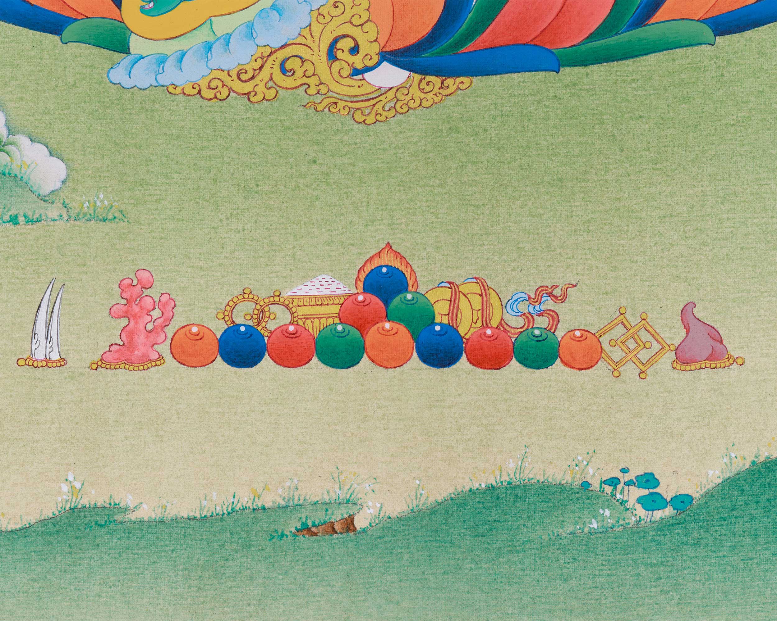 Female Bodhisattva Green Tara Thangka | Mother of Liberation