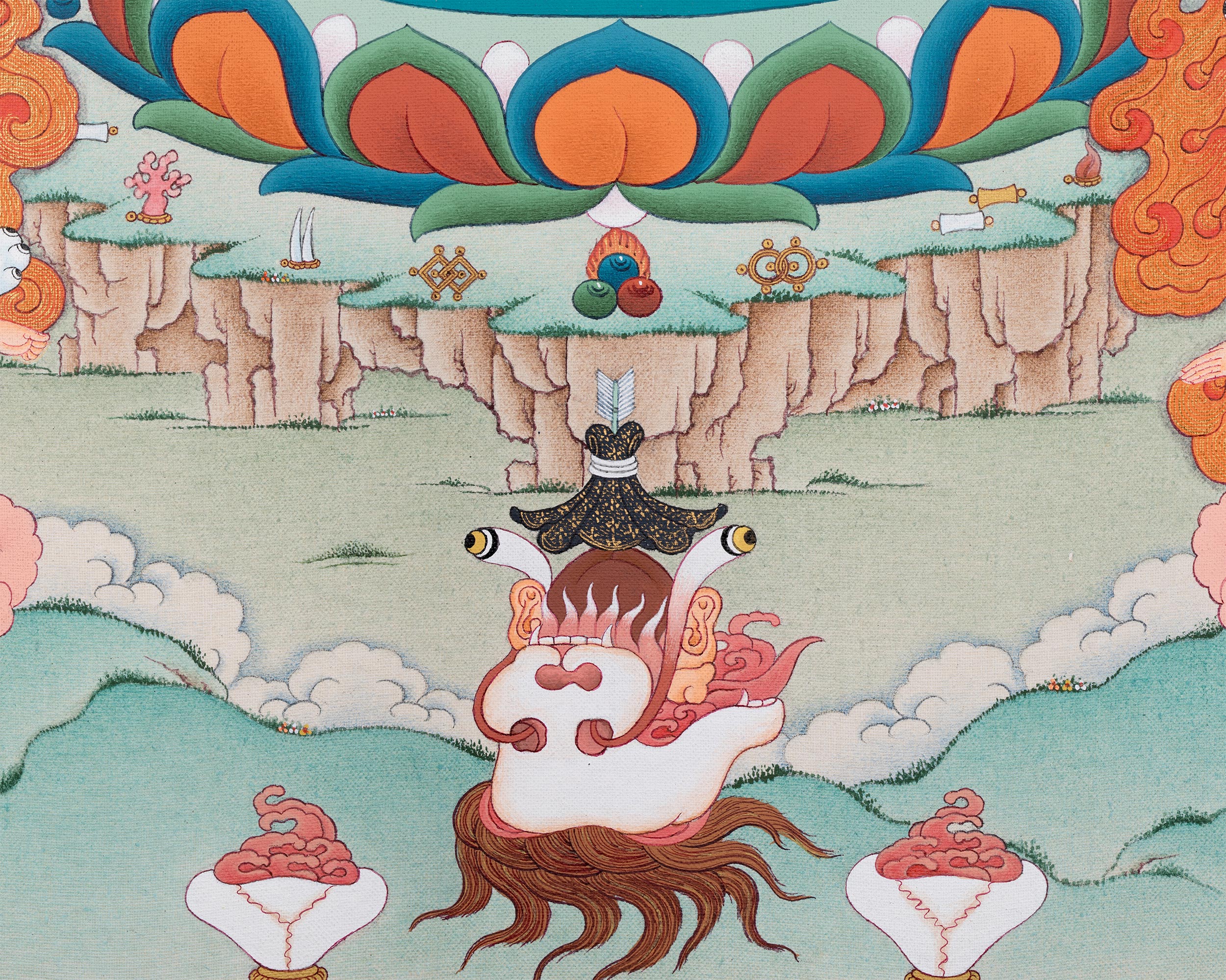 Troma Nagmo Thangka Print | Wrathful Dakini of Ultimate Transformation