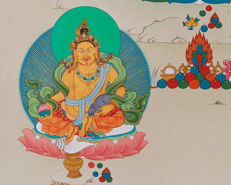 The Wealth Deities of Buddhism: Namtoshe, Jambala & Vasudhara