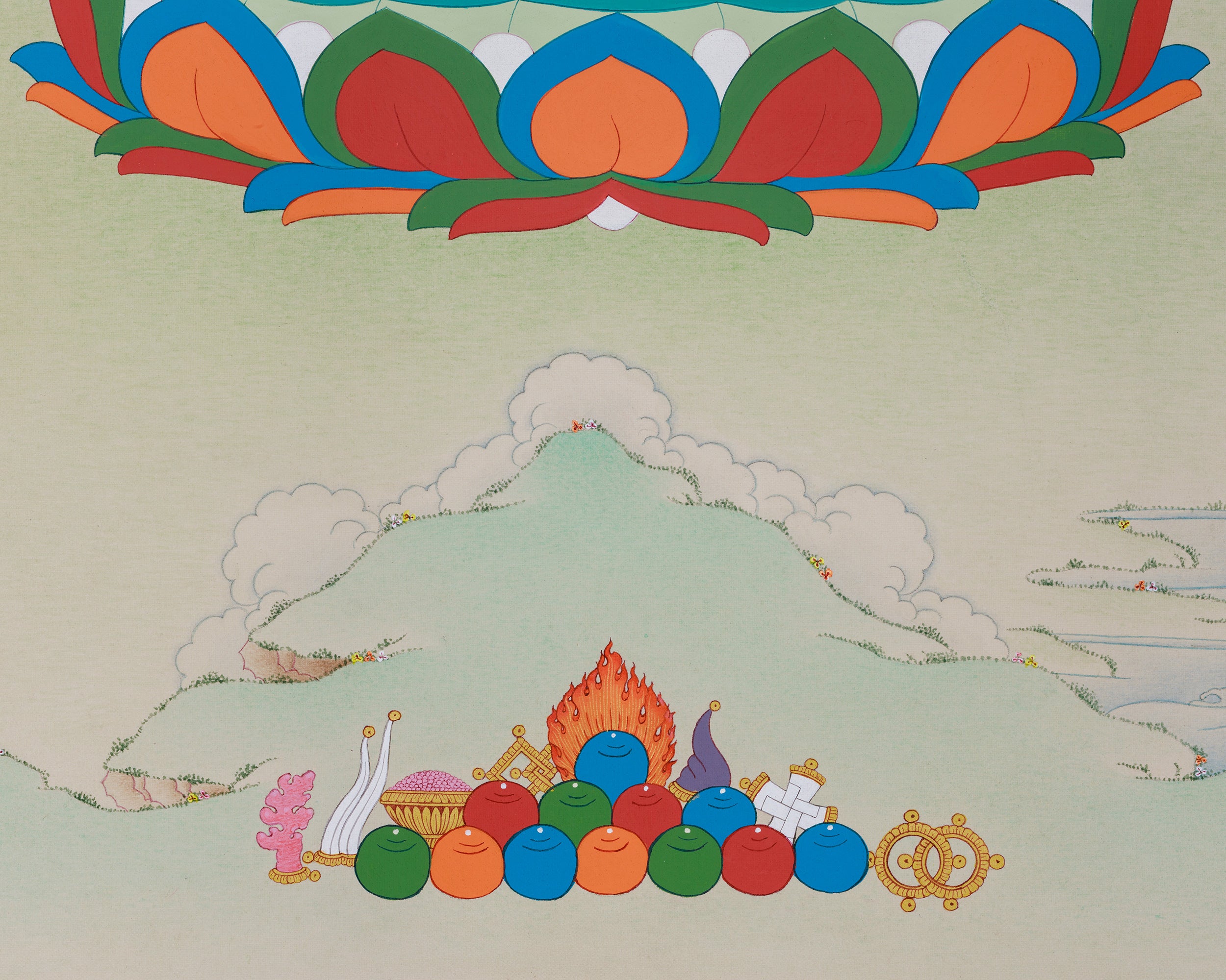 Sita Tara Thangka | Goddess of Compassion and Long Life