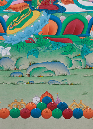 Buddhist Shyama Tara Thangka | Green Tara, The Enlightened Goddess of Compassion