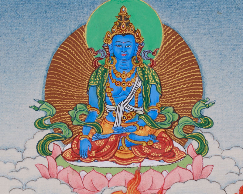 Sakya Vajrapani, Bhutadamara Thangka | Protector of Buddhist Teachings