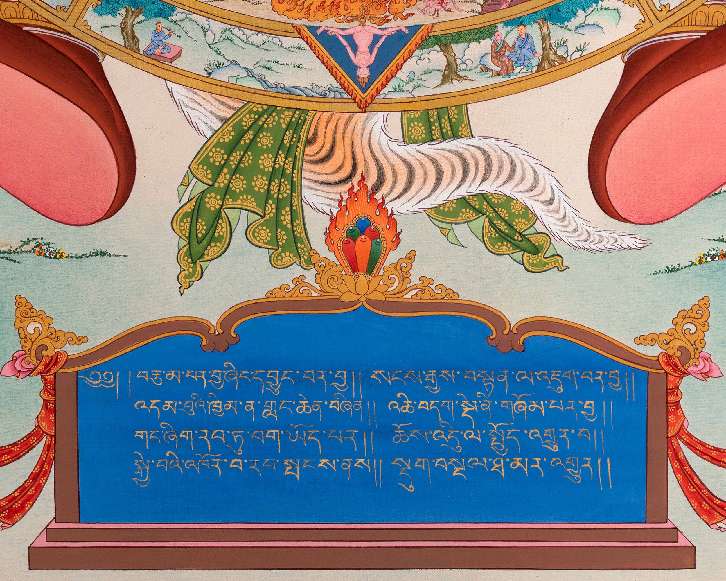 Wheel of Life Print | Depiction of Samsara | Digital Print on Hahnemühle Paper