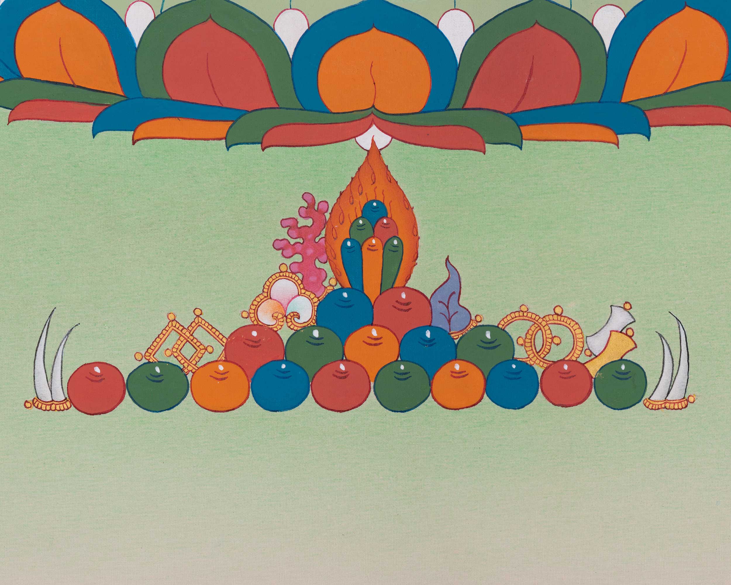 Traditional Thangka of Vajrasattva Consort (Yab-Yum) | The Divine Union of Wisdom and Compassion