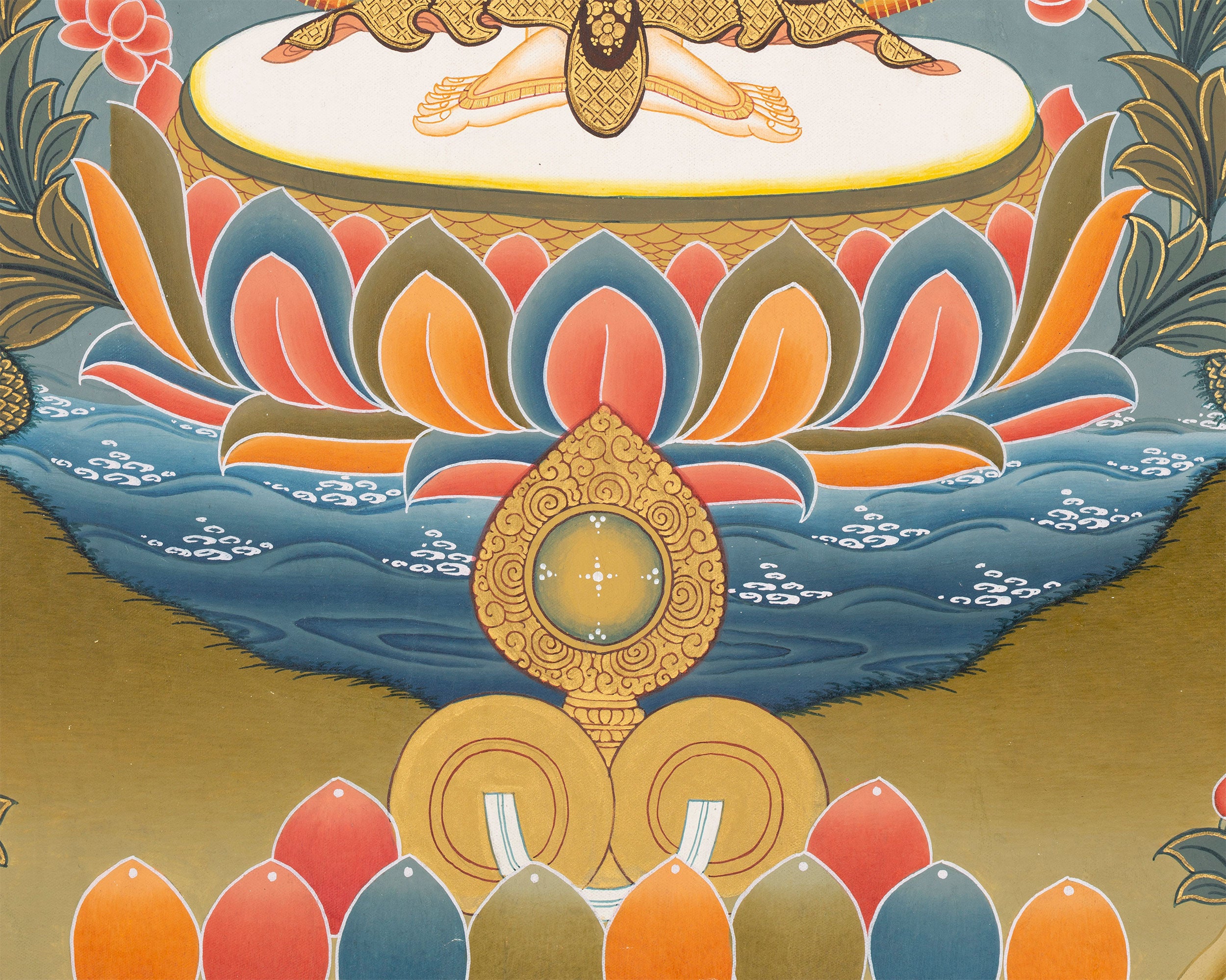 Hand-Painted 1000-Armed Lokeshvara Thangka | Bodhisattva of Infinite Compassion