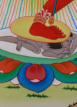 Hand Painted Vajravarahi Thangka | Dorje Phagmo Sacred Painting