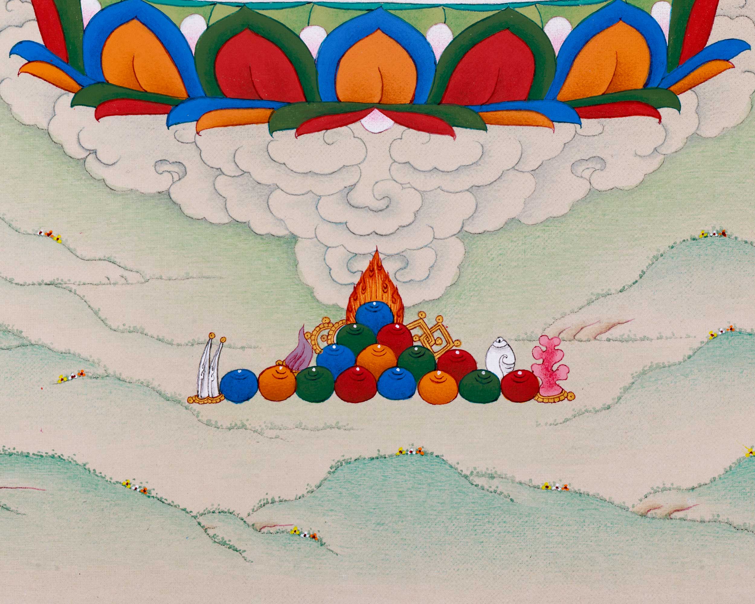 Pureland Buddha Amitabha Thangka