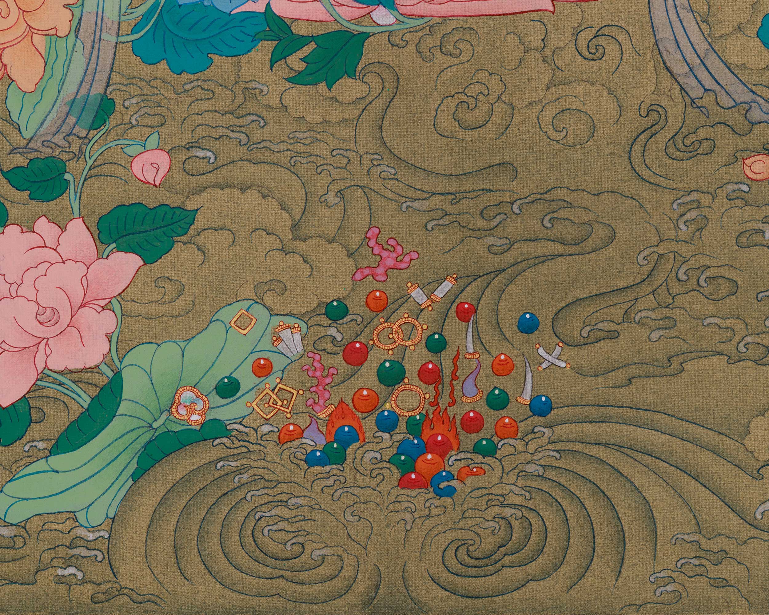 Buddha Art of Green Tara | Deity of Protector and Compassionate Savior