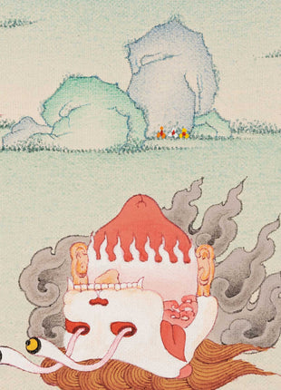 Hand-Painted Himalayan Thangka For Kurukulla Mantra Pratice | Traditional Tibetan Dakini Art