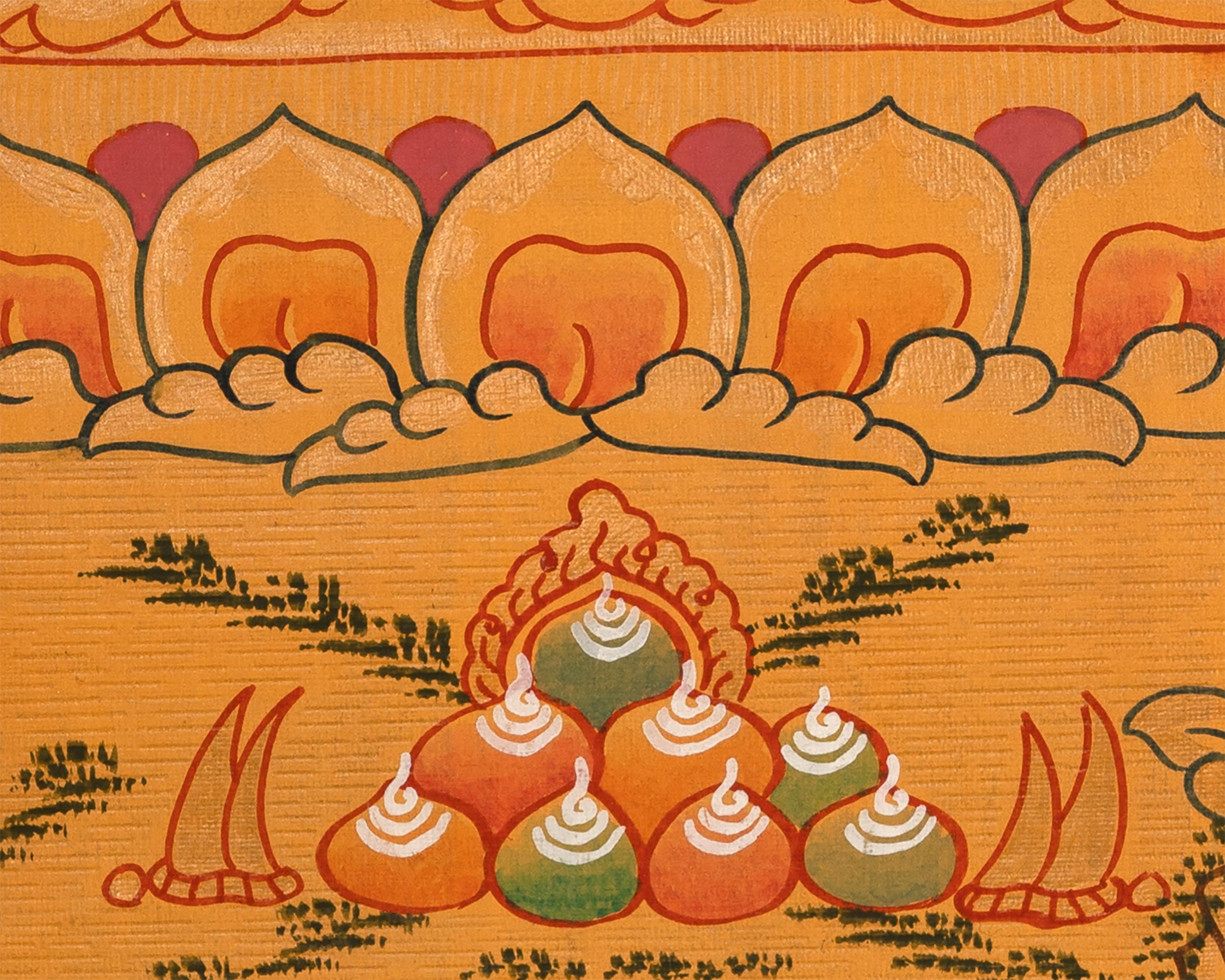 Traditional Amitabha Buddha Thangka | Buddha of Infinite Light and Compassion