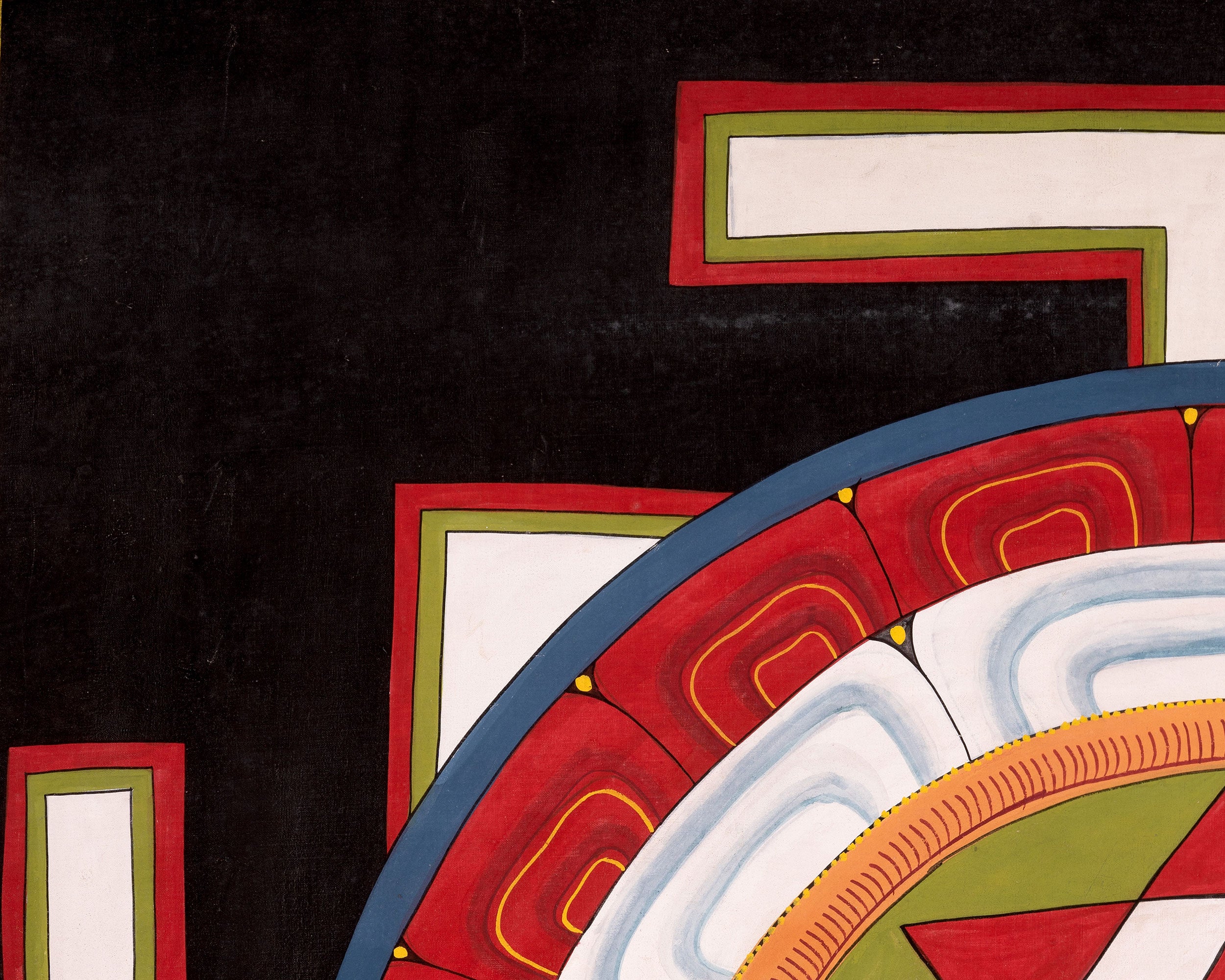 Shree Yantra Mandala Thangka | Meditation Artwork