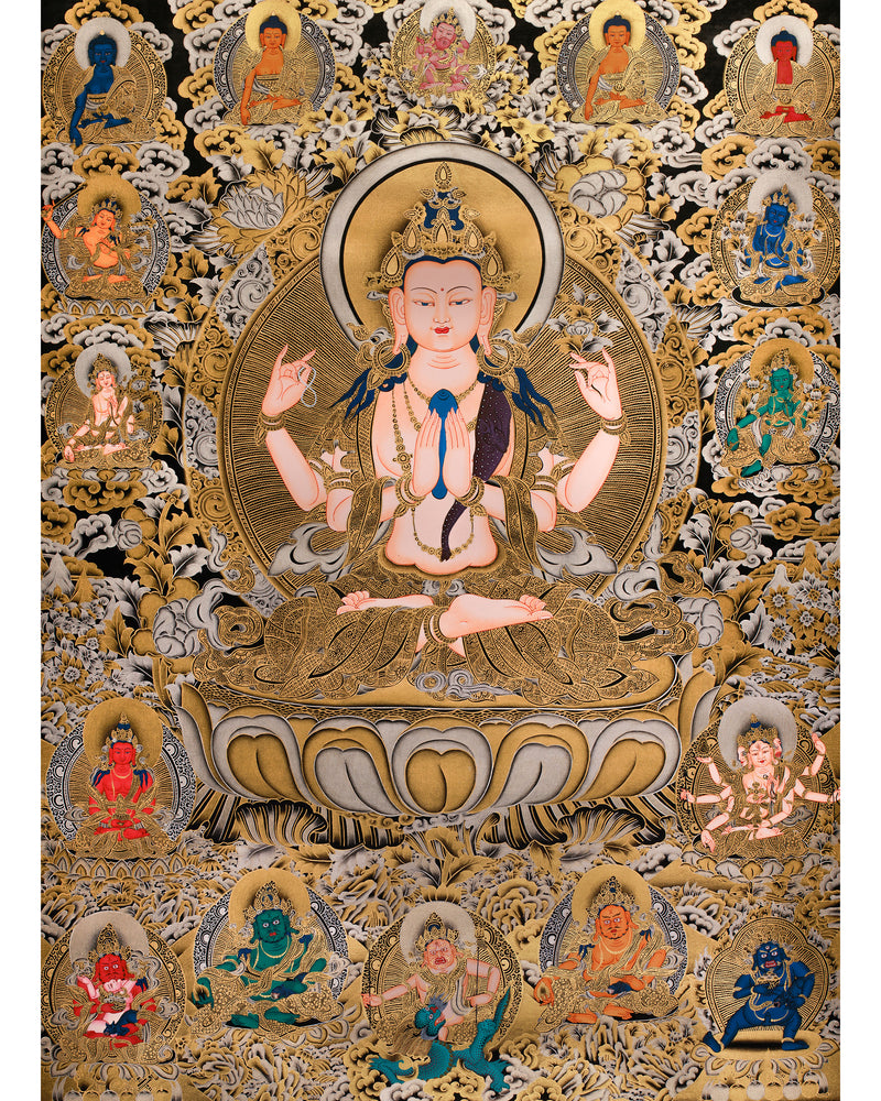 4 arms Avalokiteshvara